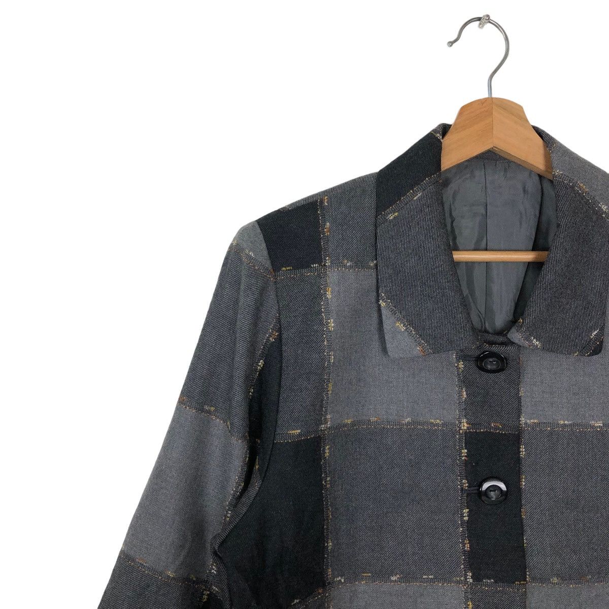 Issey Miyake VINTAGE JAPAN JACKET TARTAN DESIGN ISSEY MIYAKE STYLE Size US M / EU 48-50 / 2 - 6 Thumbnail