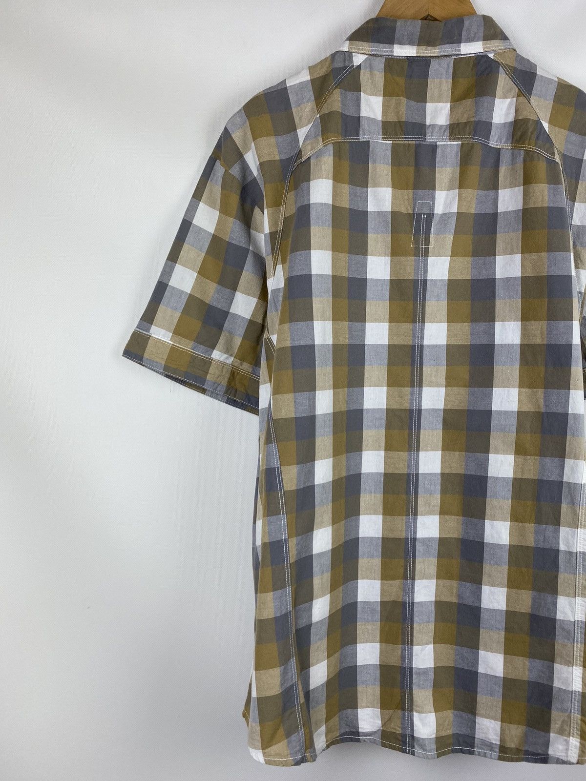 Dickies × Vintage Dickies Workwear men’s shirt sleeve checked shirt size 3XL Size US XXL / EU 58 / 5 - 13 Thumbnail