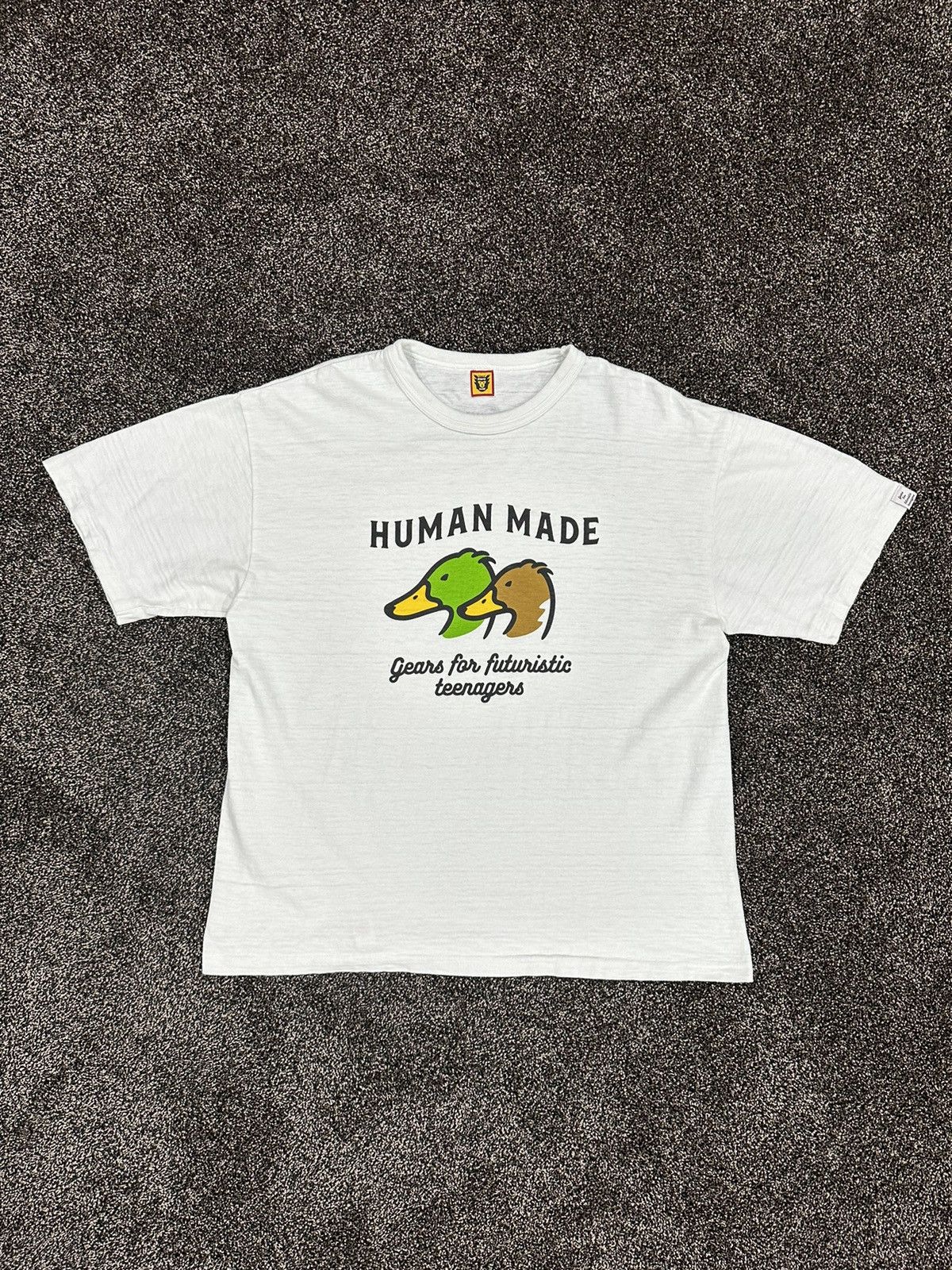 Human Made Human Made White Duck Short Sleeve T-Shirt Size US XL / EU 56 / 4 - 3 Thumbnail