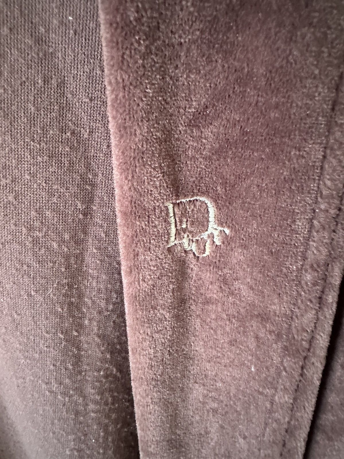 Christian Dior Monsieur Vintage 80s Christian Dior Velour Robe Size ONE SIZE - 3 Thumbnail