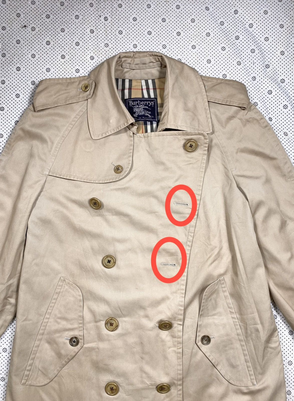 Burberry × Burberry Prorsum Vintage Burberrys Trench Coat Checkered Lining Size US M / EU 48-50 / 2 - 9 Thumbnail