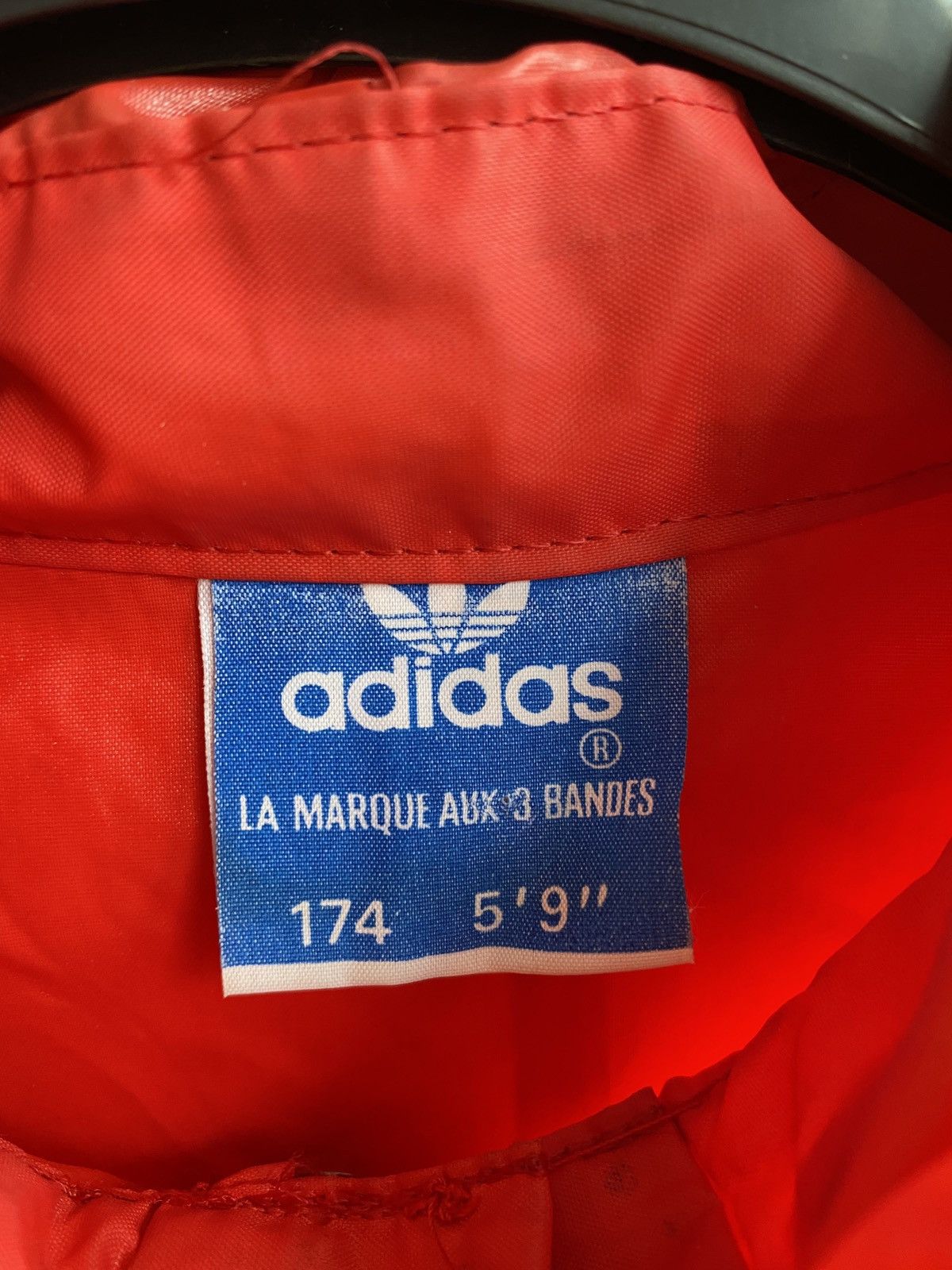 Adidas × Vintage Adidas Lightweight Nylon Rain Coat Jacket Vintage 80s Red Size US L / EU 52-54 / 3 - 3 Thumbnail