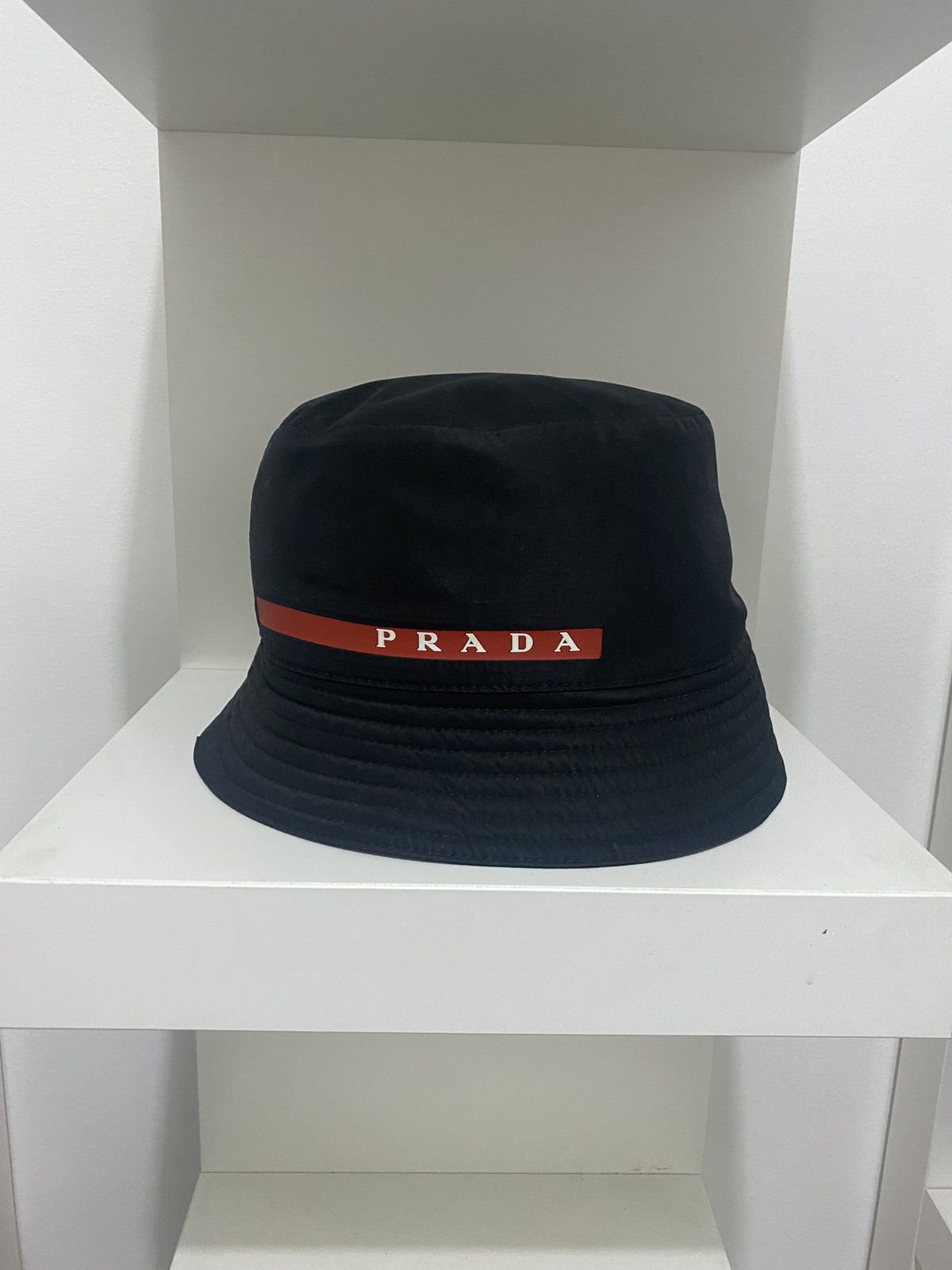 Prada Black Nylon Prada Bucket Hat Size ONE SIZE - 2 Thumbnail