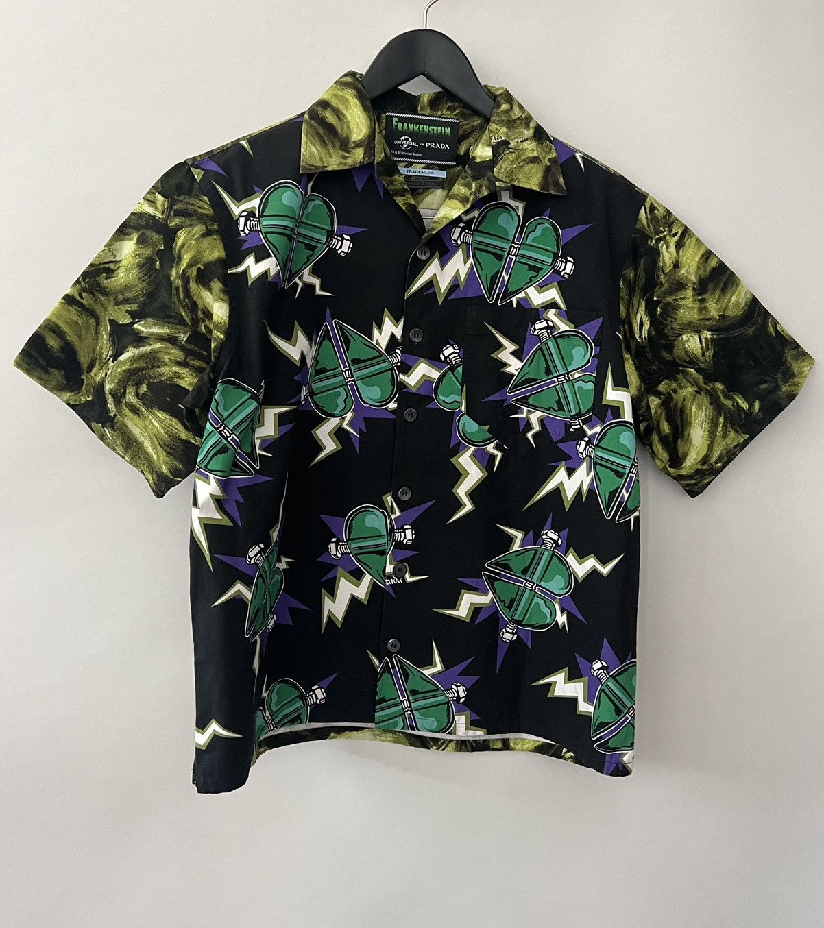 Prada Prada Frankenstein Double Print Shirt Size US M / EU 48-50 / 2 - 1 Thumbnail
