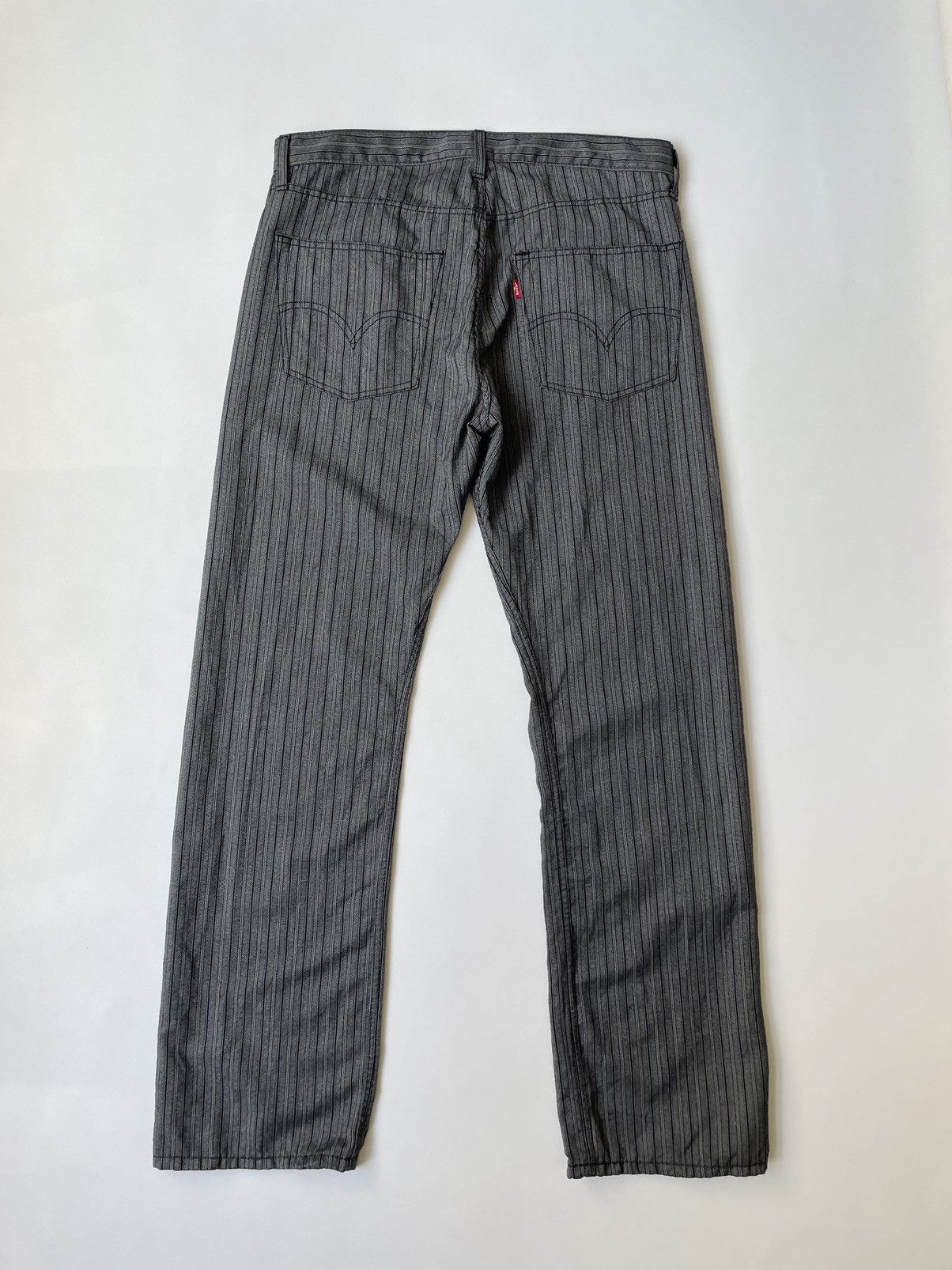 Comme des Garcons A/W 05 Striped Wool Trousers Size US 36 / EU 52 - 9 Thumbnail