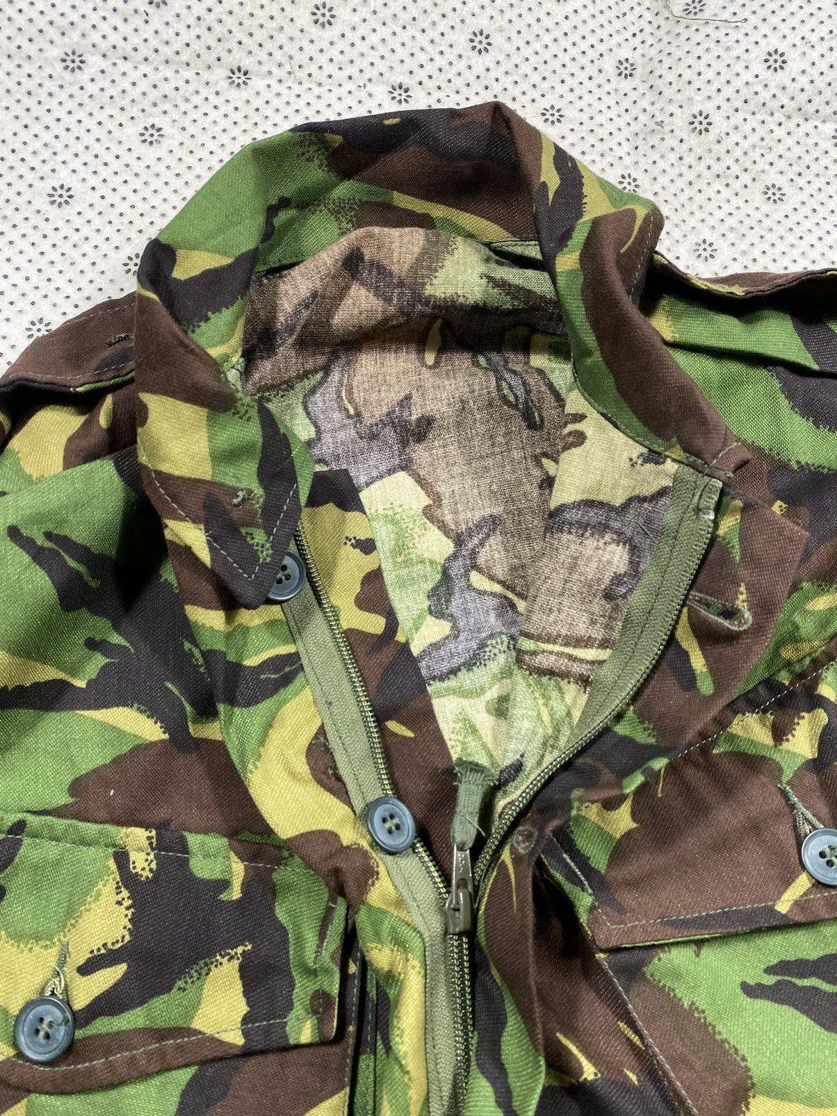 Vintage Vintage 80s British Smock Slank Pocket Camouflage Jacket Size US M / EU 48-50 / 2 - 5 Thumbnail