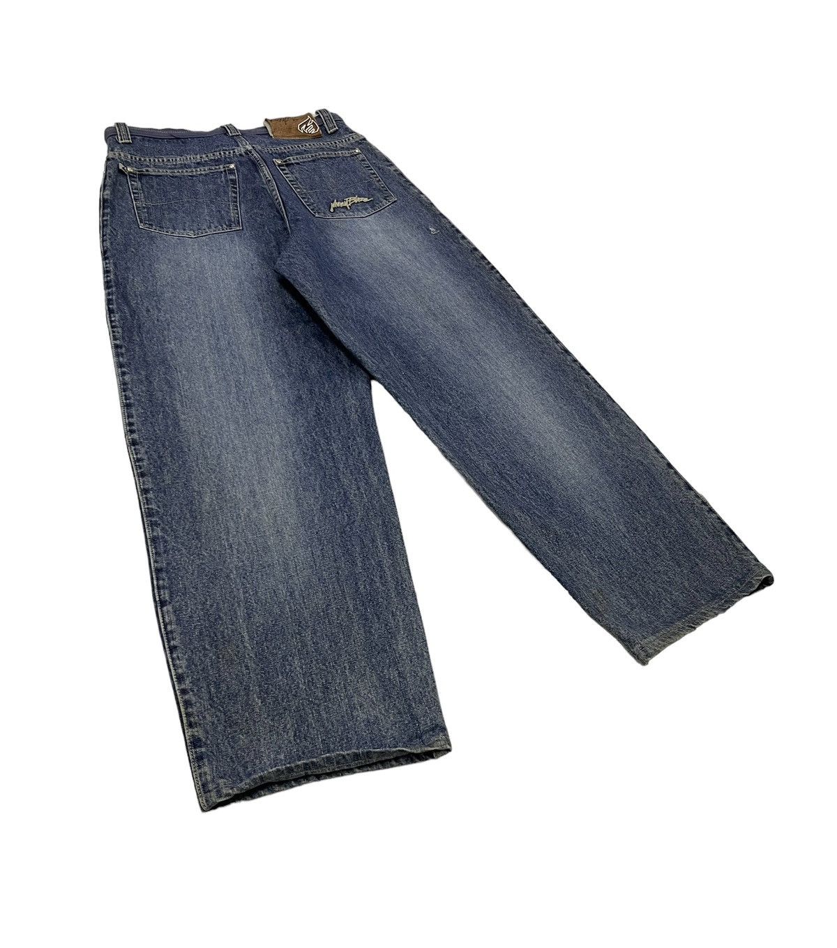 JNCO × Wu-Tang Clan Vintage Johnny Blaze Baggy Jeans Embroidery Logo Size US 30 / EU 46 - 6 Thumbnail