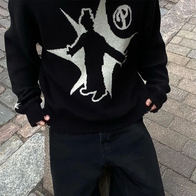Unisex Winter Sweater Pullovers Knit Long Sleeve