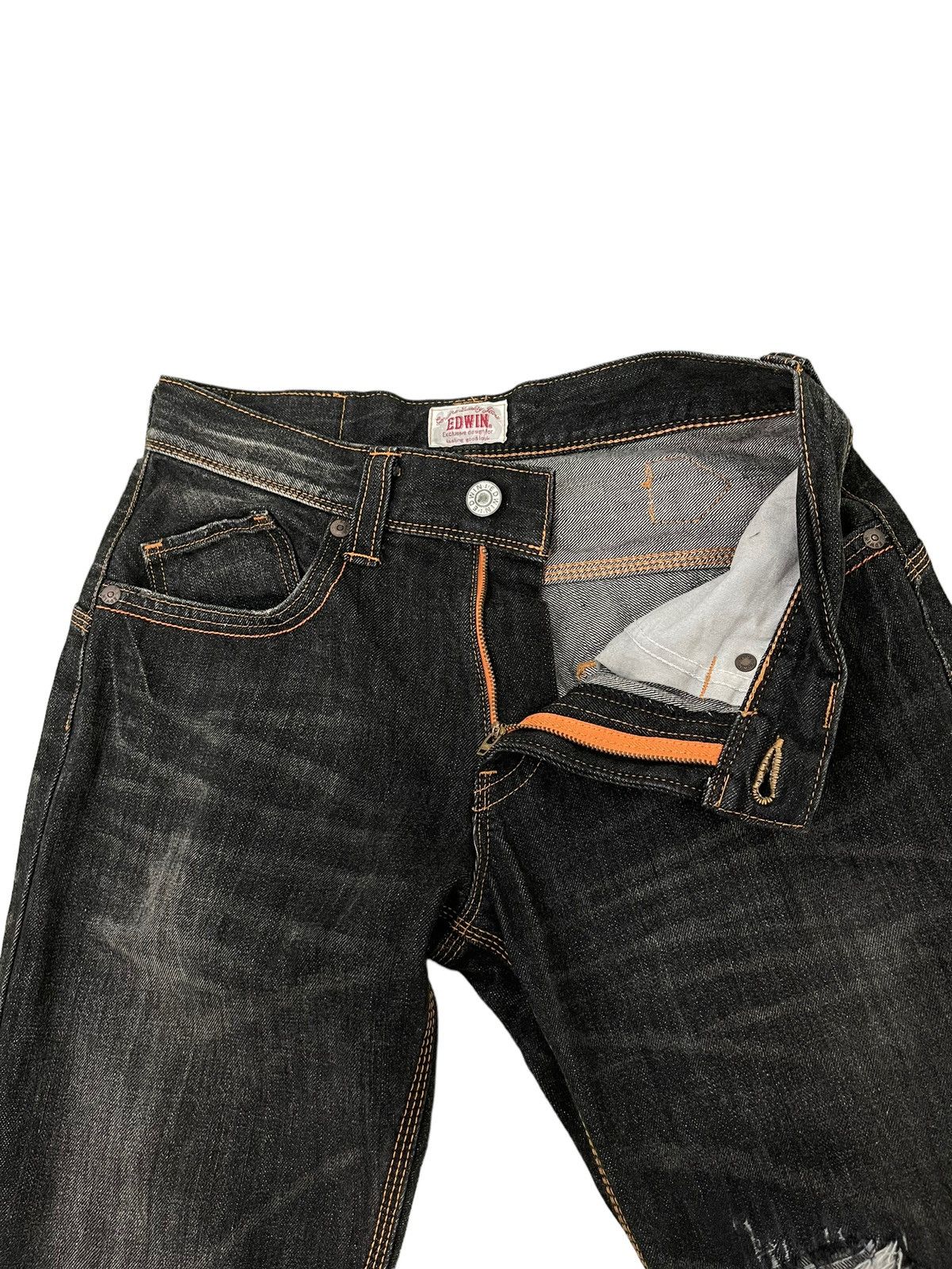 Edwin Flare Jeans Edwin XV Distress Boot Cut 6🟦1 Size US 31 - 11 Thumbnail