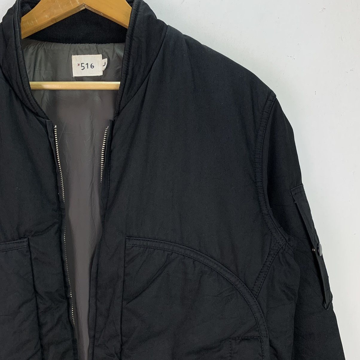 Japanese Brand × Vintage Japanese brand full zip bomber jacket Size US L / EU 52-54 / 3 - 5 Thumbnail