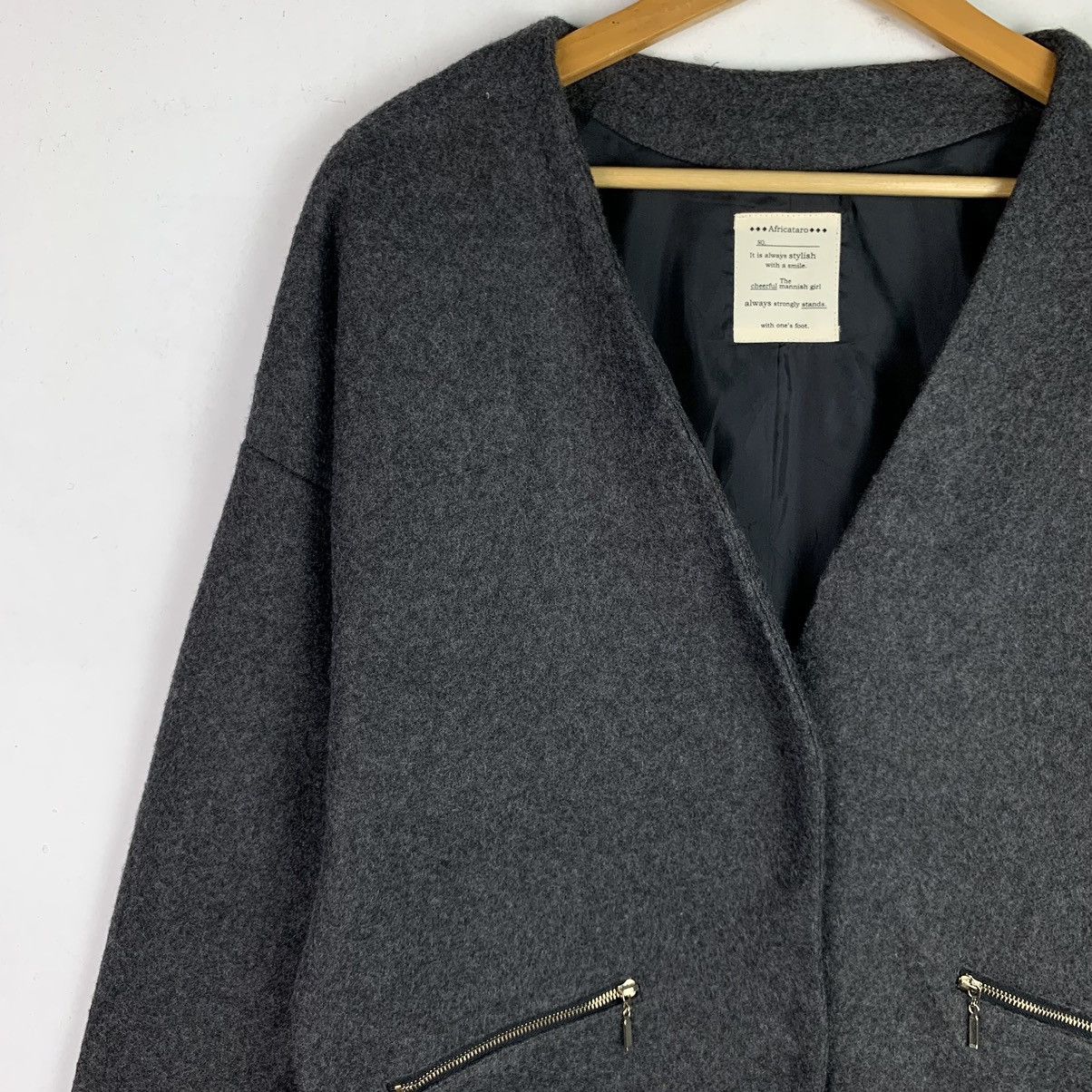 Japanese Brand × Vintage Vintage Japanese Brand Wool coat jacket Size US XL / EU 56 / 4 - 4 Thumbnail