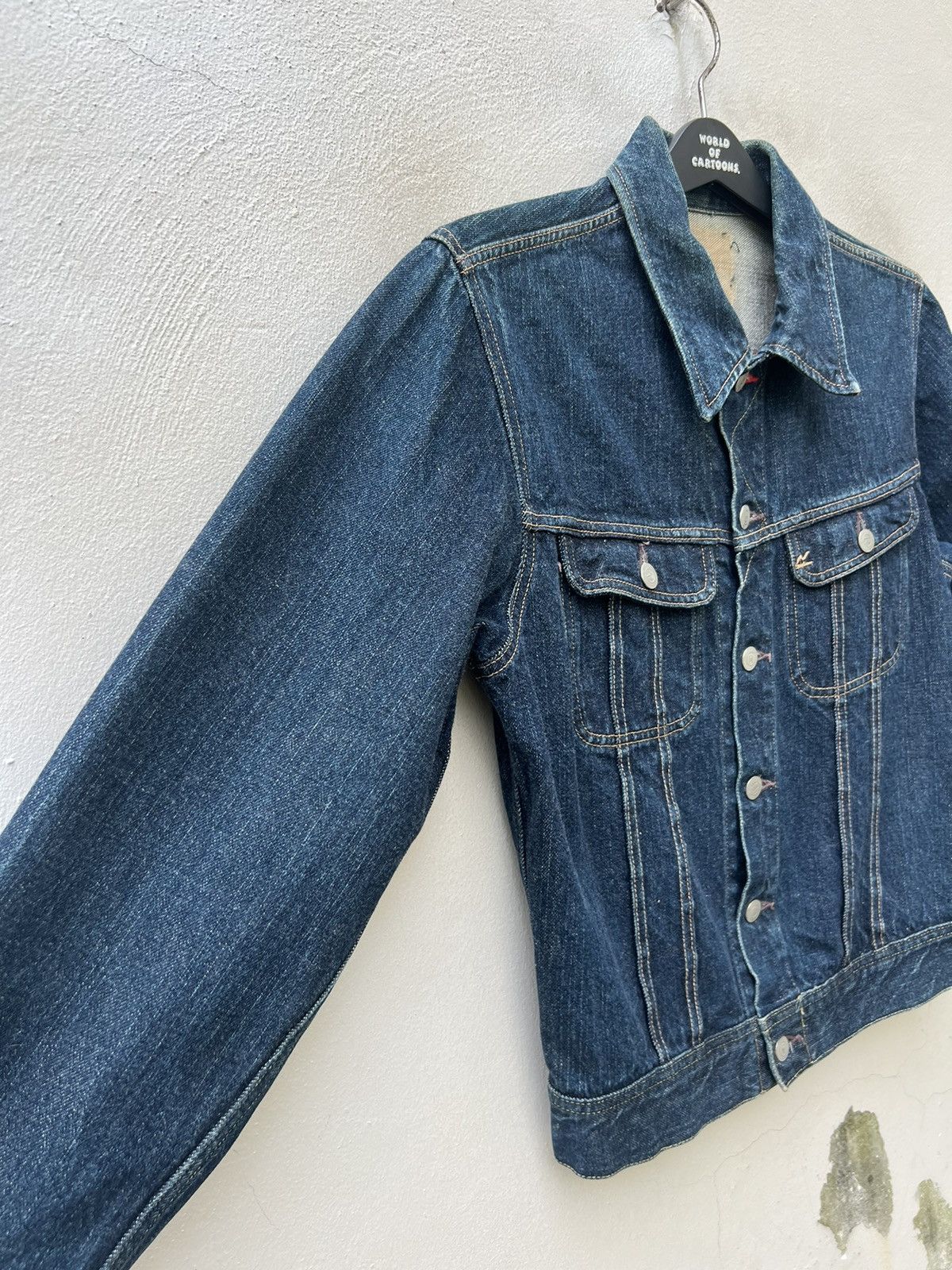45rpm Vintage 45rpm Japan Denim Trucker Jacket Size US M / EU 48-50 / 2 - 13 Thumbnail