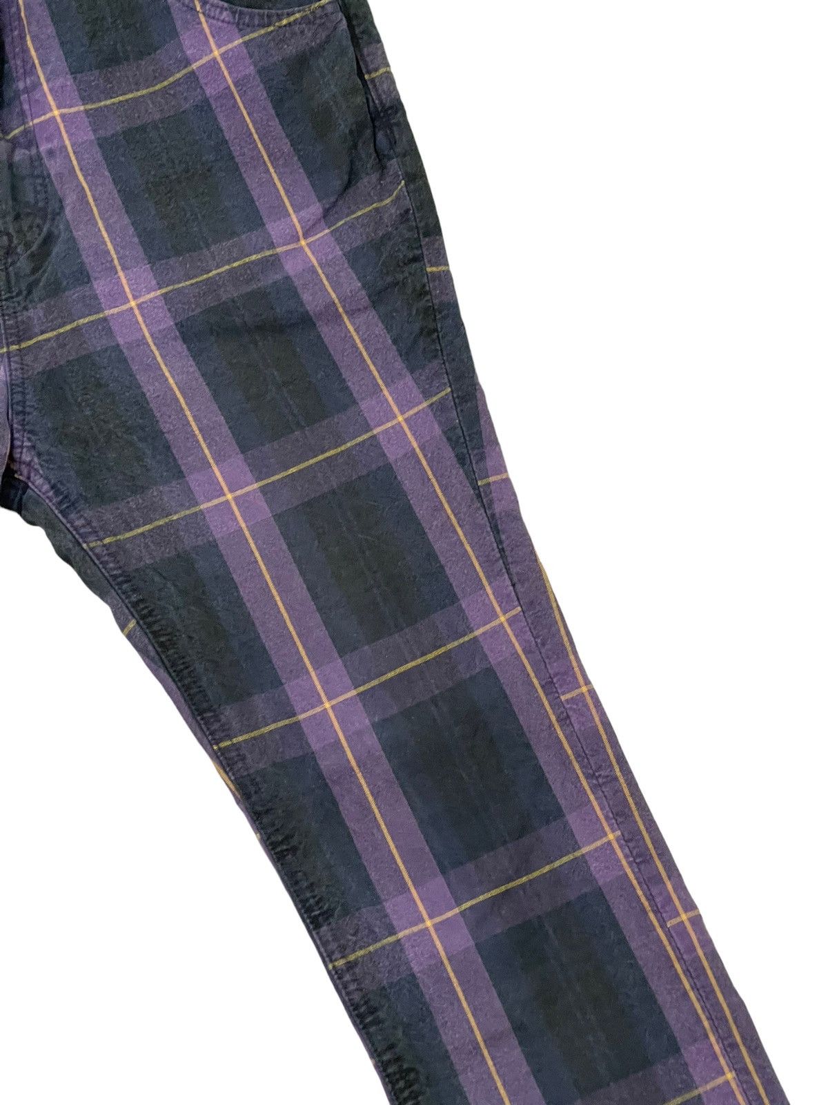 Japanese Brand Drop Croth Kapital Check Pant Slim 5🟦8 Size US 28 / EU 44 - 15 Thumbnail