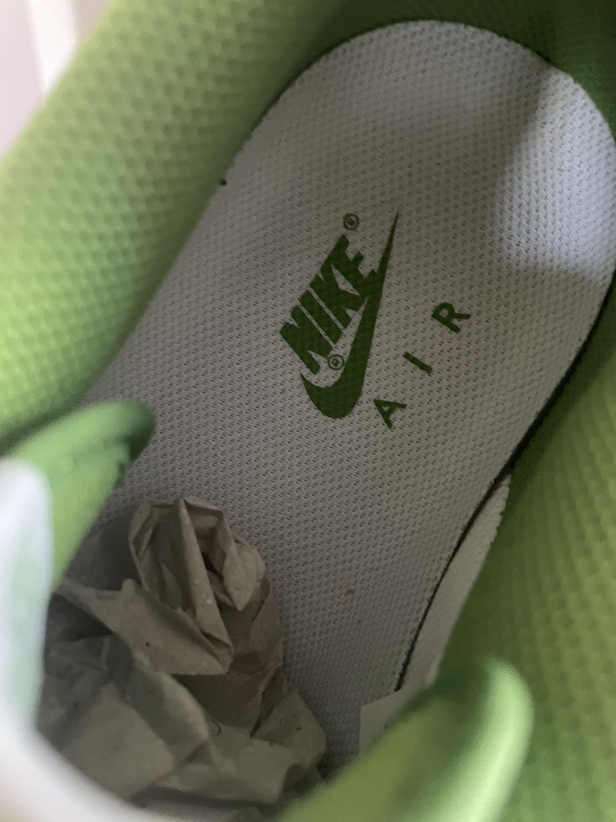 Nike Nike Air Force 1 White Chlorophyll Size US 12 / EU 45 - 5 Thumbnail