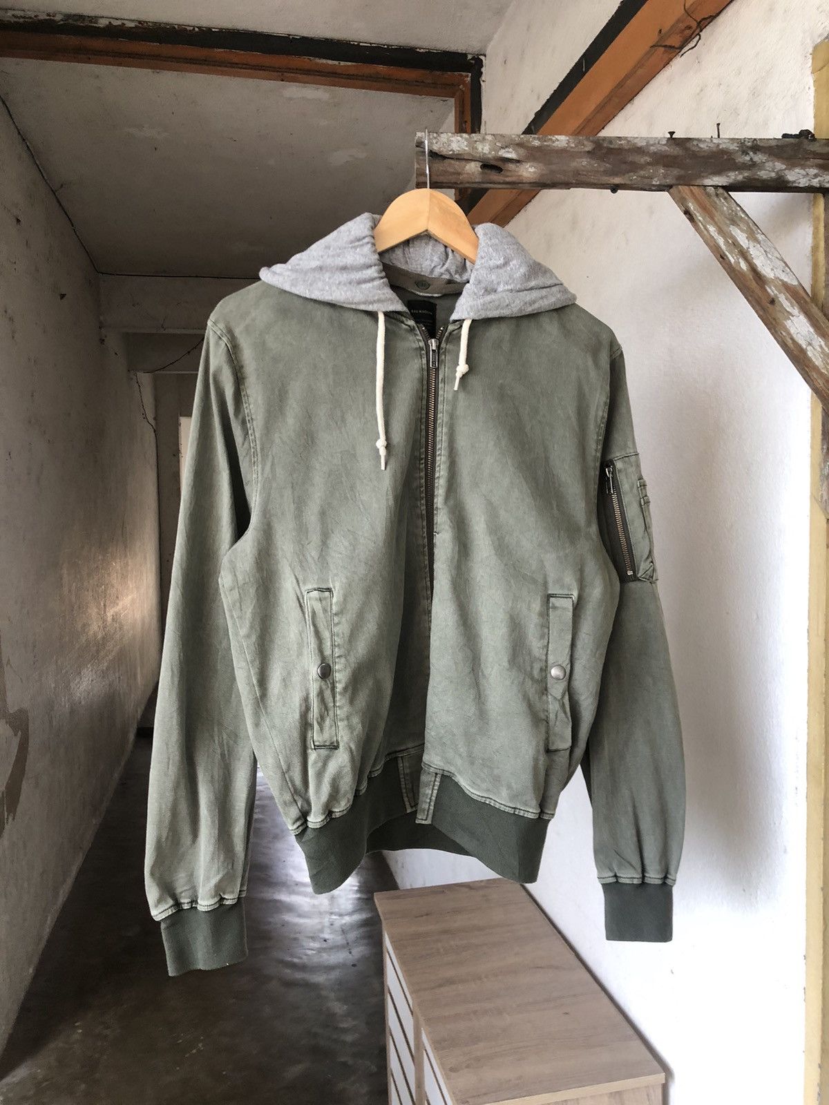 Japanese Brand Vintage Rag Machine Military Style Bomber Jacket Size US M / EU 48-50 / 2 - 3 Thumbnail