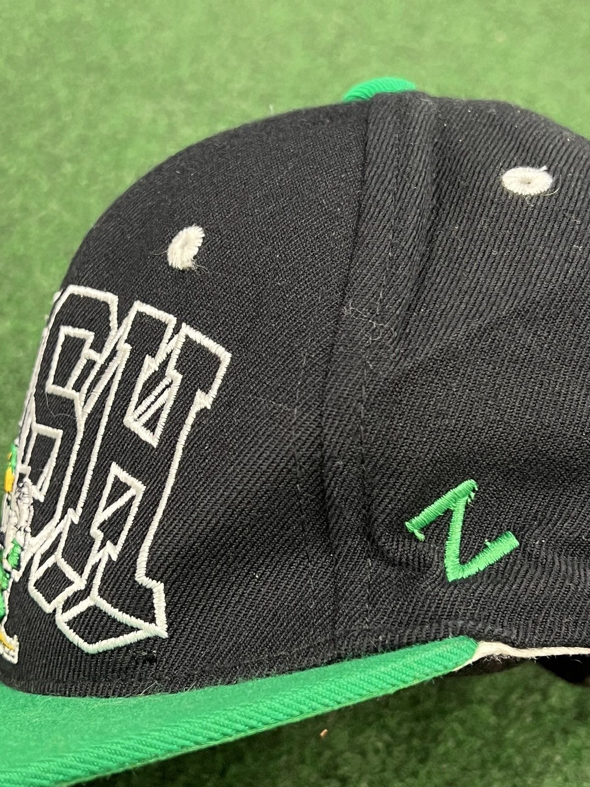 NCAA Vintage Y2k Notre Dame Fighting Irish Blockhead Snapback Hat Size ONE SIZE - 2 Thumbnail