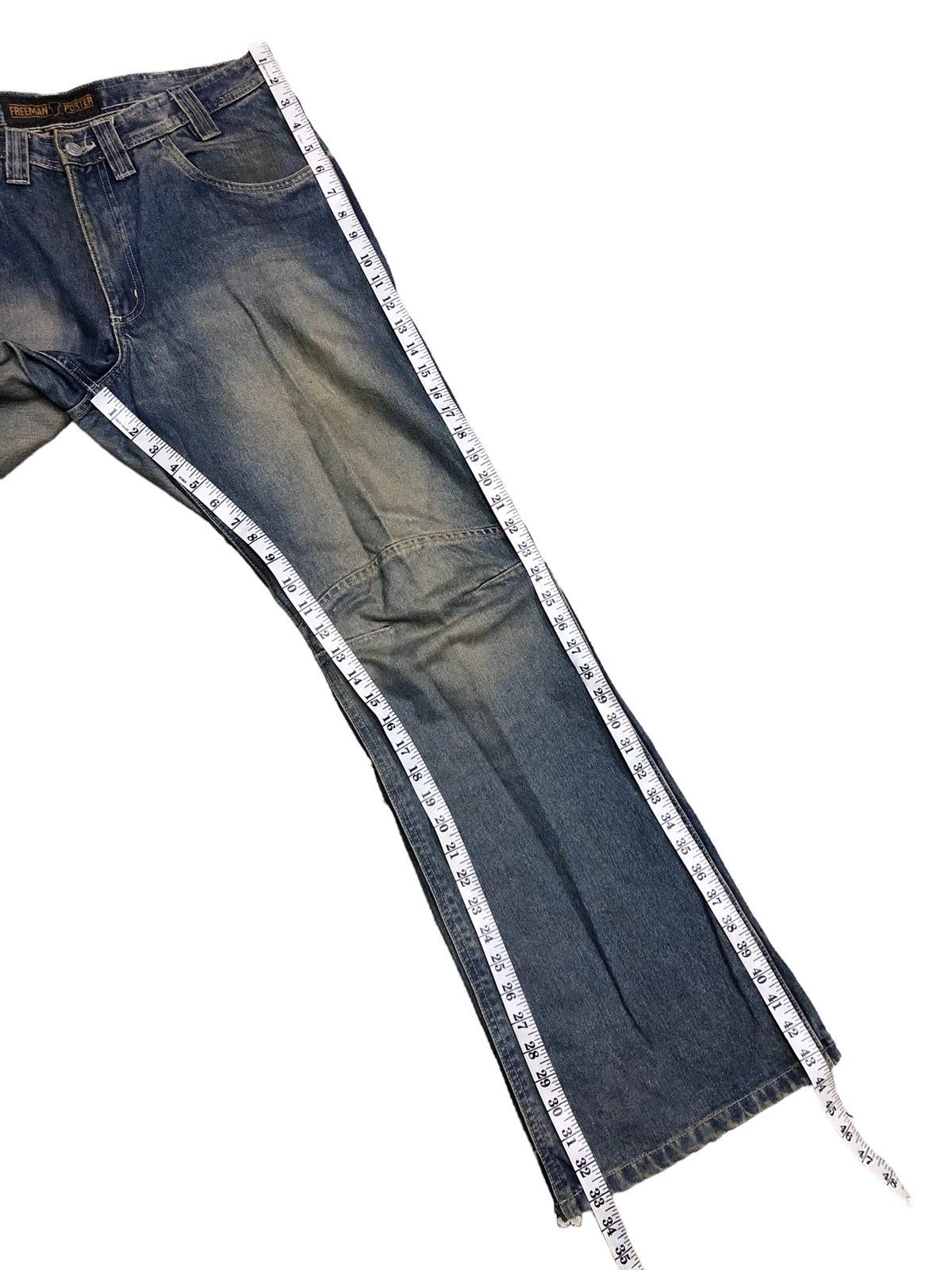 Freeman T. Porter FLARED⚡️⚡️RUSTY DENIM Size US 35 - 8 Thumbnail
