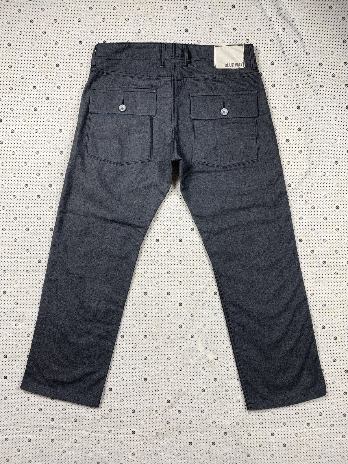 Japanese Brand Salt & Papper Pant By Blue Ways Japanease Brand Size US 35 - 2 Thumbnail