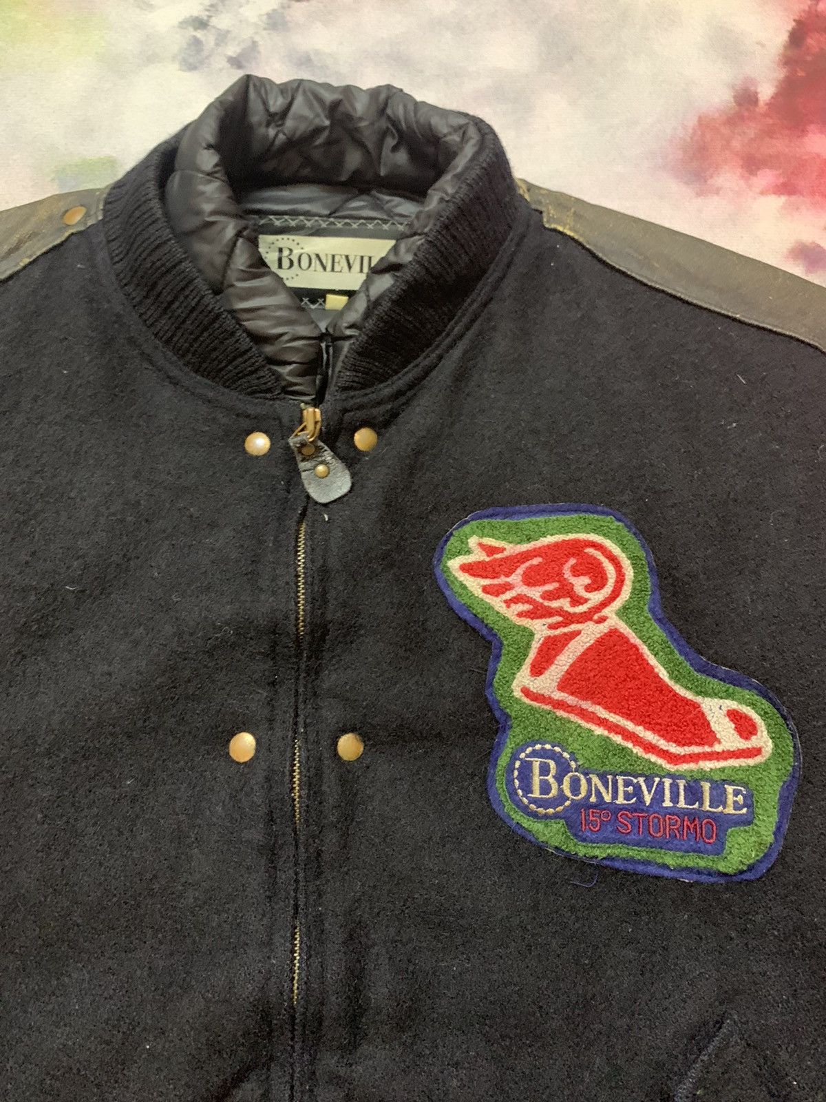 Boneville Archive BONEVILLE x ITALY AIR FORCE 15STORMO Stadium Varsity Size US L / EU 52-54 / 3 - 3 Thumbnail