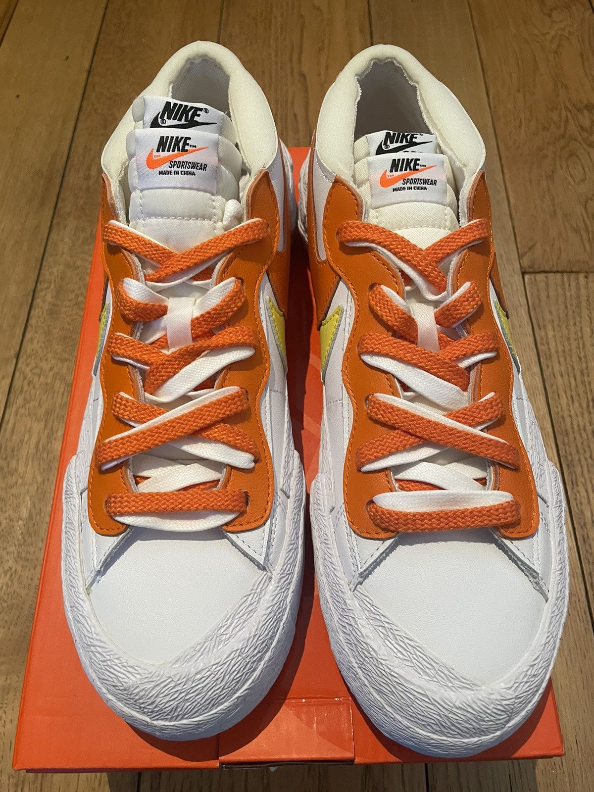 Nike × Sacai Nike Sacai Blazer Low Magma Orange Size US 9 / EU 42 - 5 Thumbnail