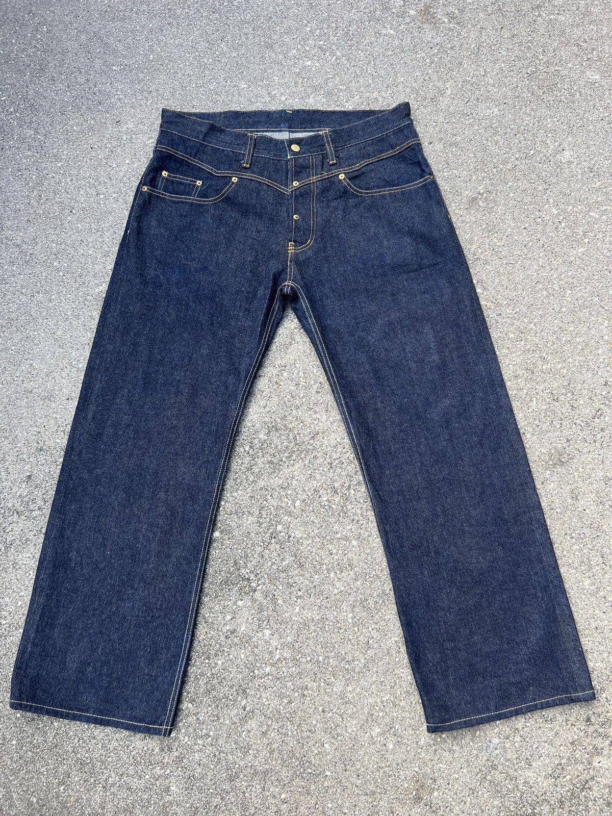 Freewheelers Glad Hand Gangsterville by Daisuke Koda Denim Selvedge Jeans Size US 34 / EU 50 - 2 Thumbnail