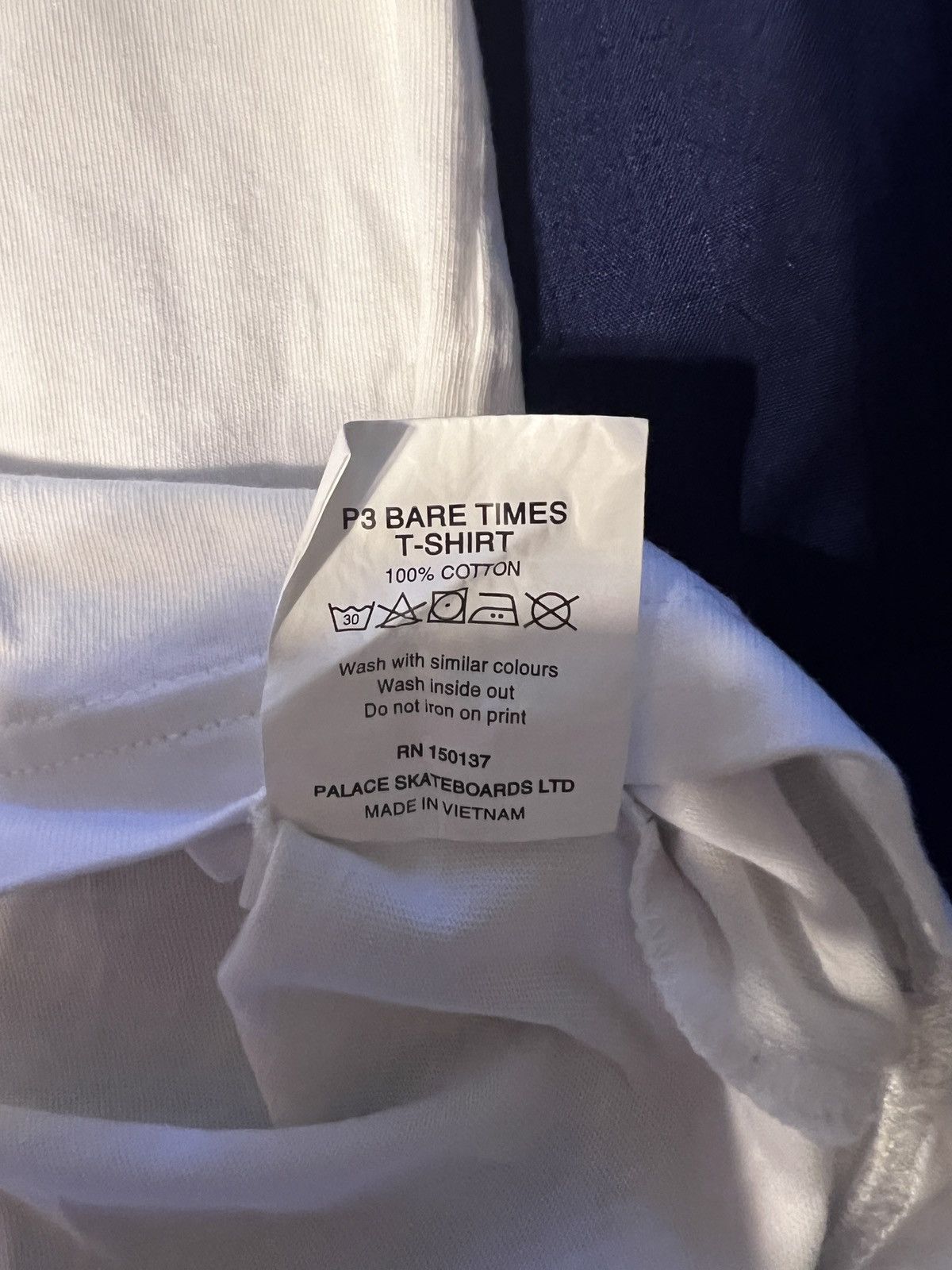 Hypebeast Palace P3 Bare Times T-Shirt (White) Size US M / EU 48-50 / 2 - 4 Thumbnail