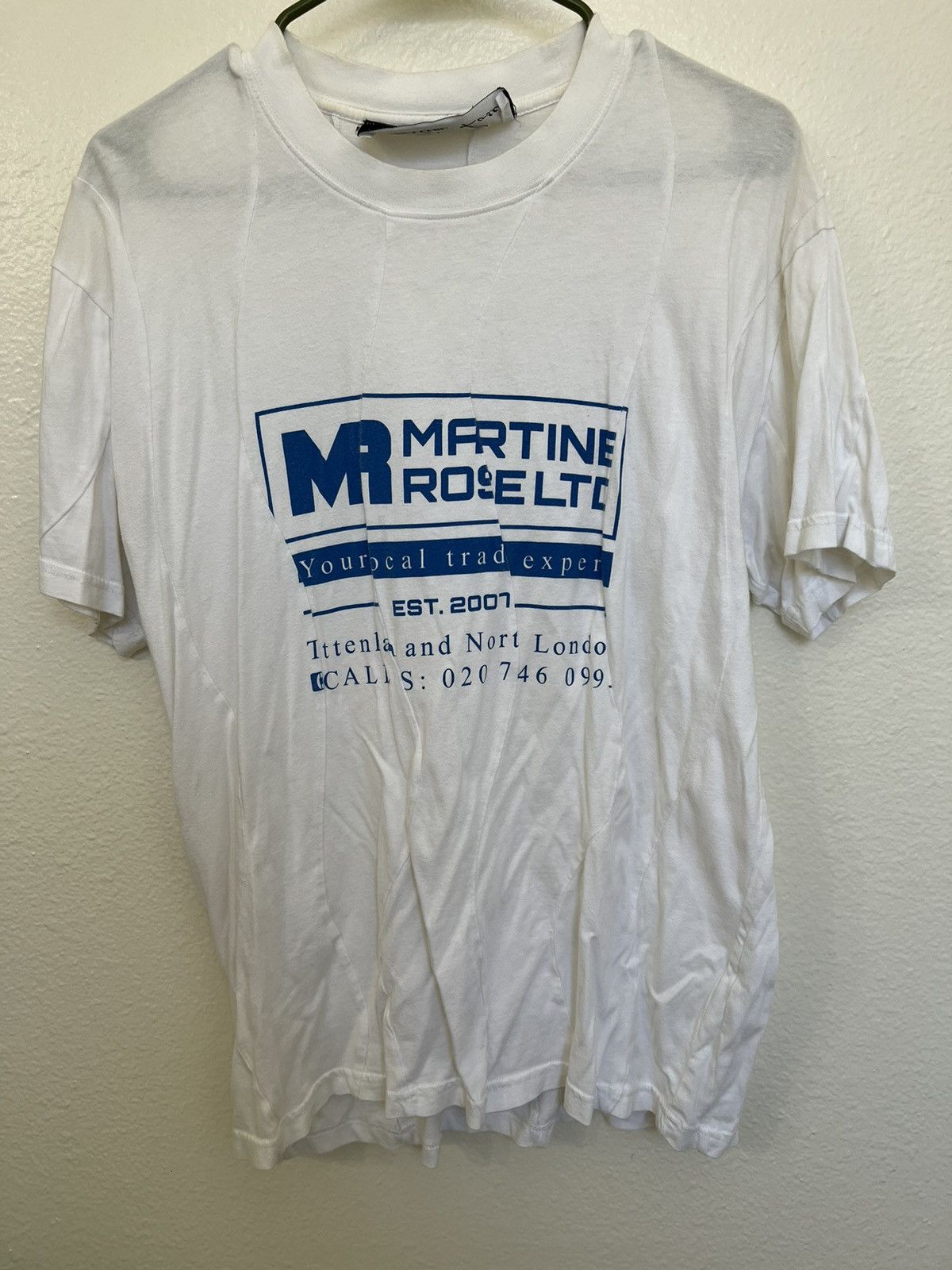 Martine Rose Martine Rose Wobbly Tee Size US M / EU 48-50 / 2 - 1 Thumbnail