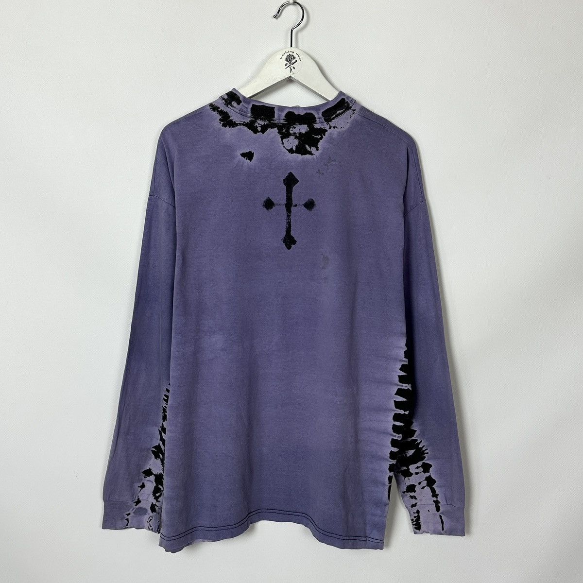 Other Vintage Dyed OnArrival Cross TieDye AvantGarde y2k longsleev Size US XL / EU 56 / 4 - 2 Thumbnail