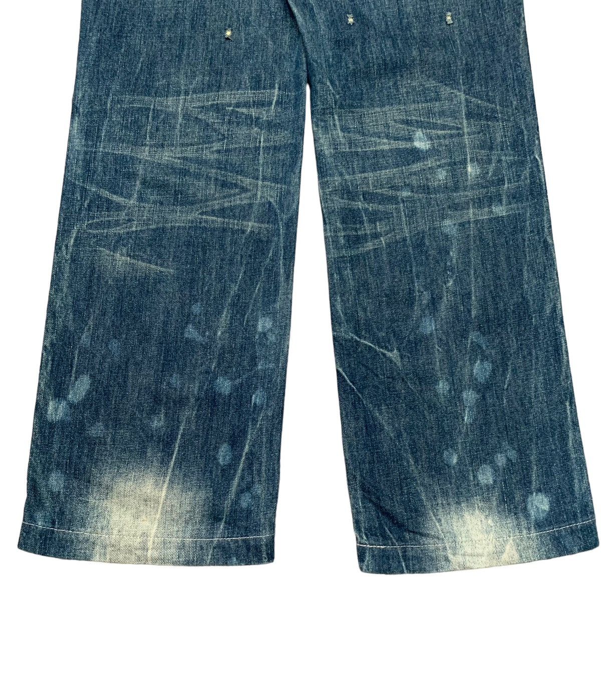 Very Rare Vintage Brand Flash Report Distressed Jeans 1990s