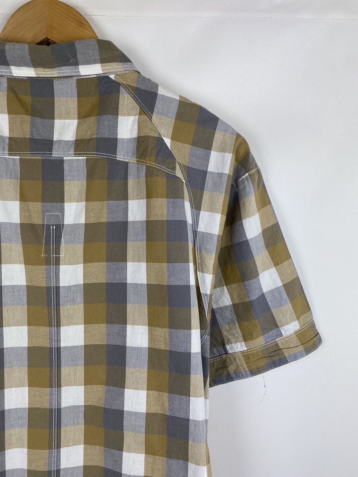 Dickies × Vintage Dickies Workwear men’s shirt sleeve checked shirt size 3XL Size US XXL / EU 58 / 5 - 16 Thumbnail