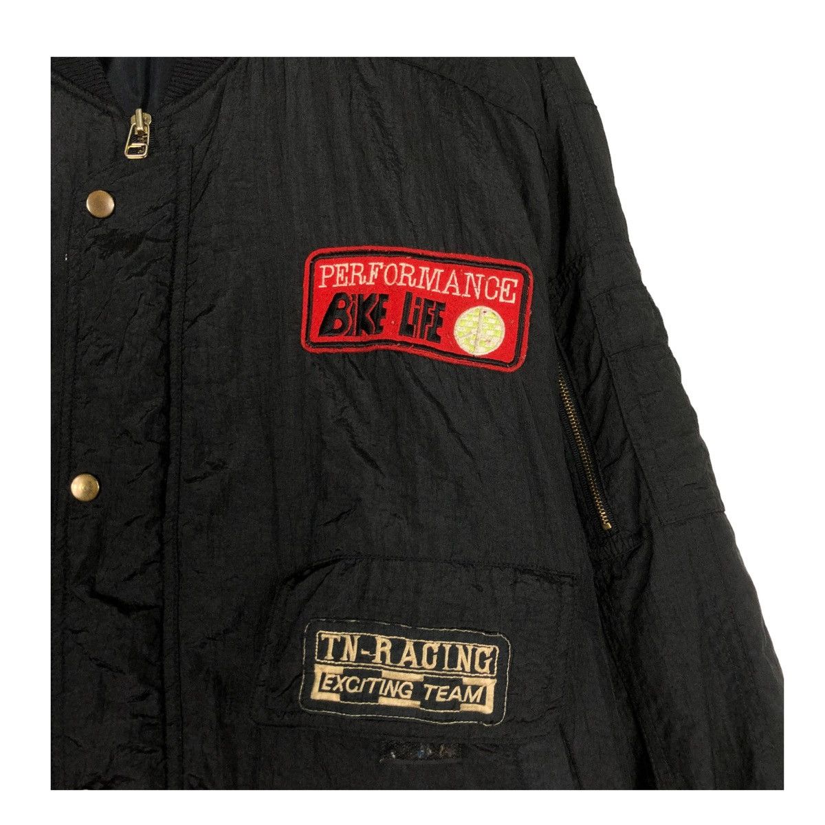 Japanese Brand 💥80s BRITISH BIKE GLEE MAN RACING BOMBER JACKET Size US M / EU 48-50 / 2 - 7 Thumbnail