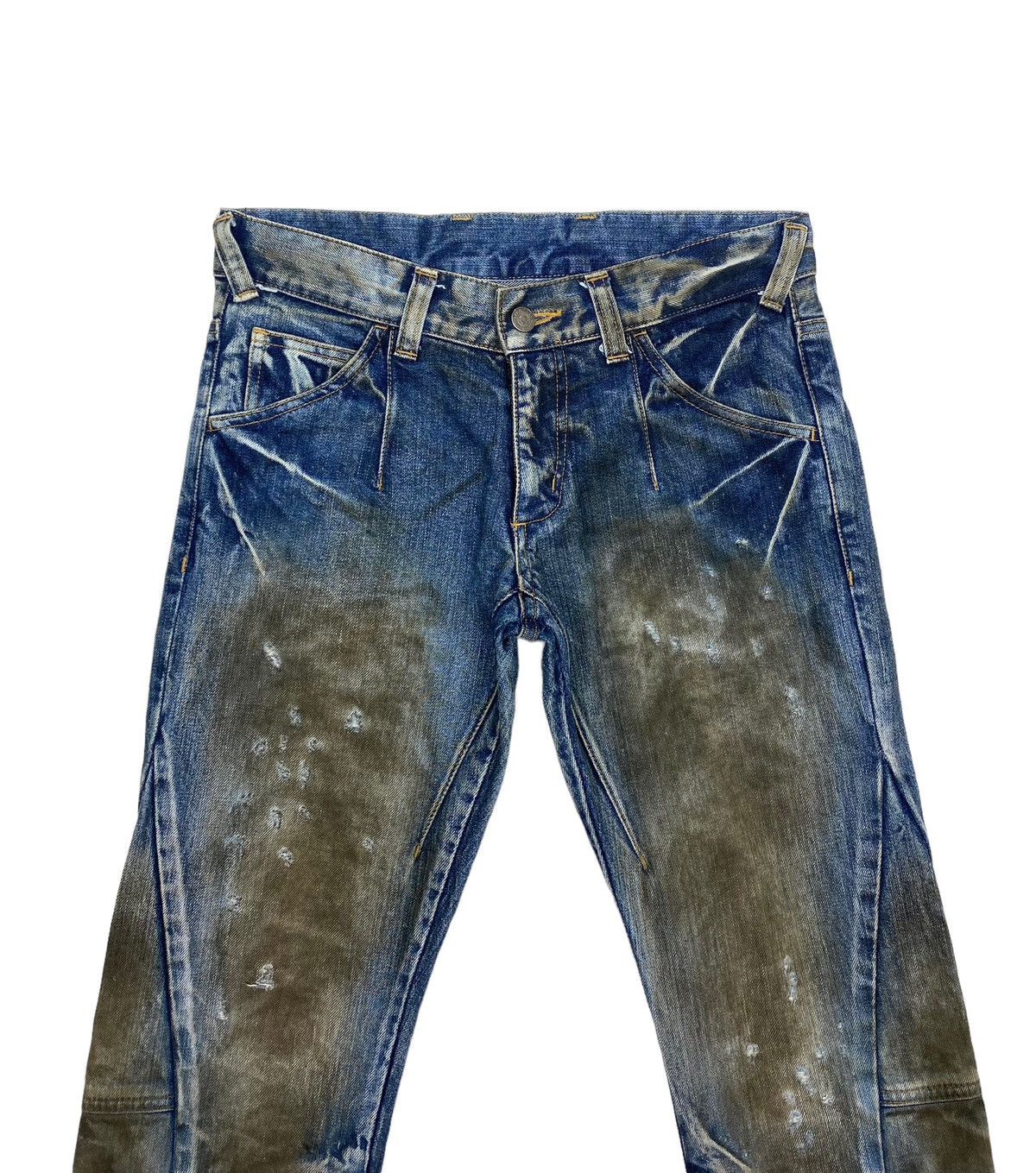 Tornado Mart Rare‼️ Vintage Tornado Mart Distressed Jeans Made in Japan Size US 30 / EU 46 - 4 Thumbnail