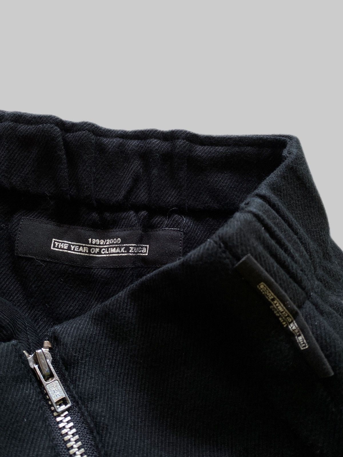 CABANE de ZUCCa ARCHIVES❗️ Vintage 99-00 Fast Zipper Pants Size US 30 / EU 46 - 4 Thumbnail