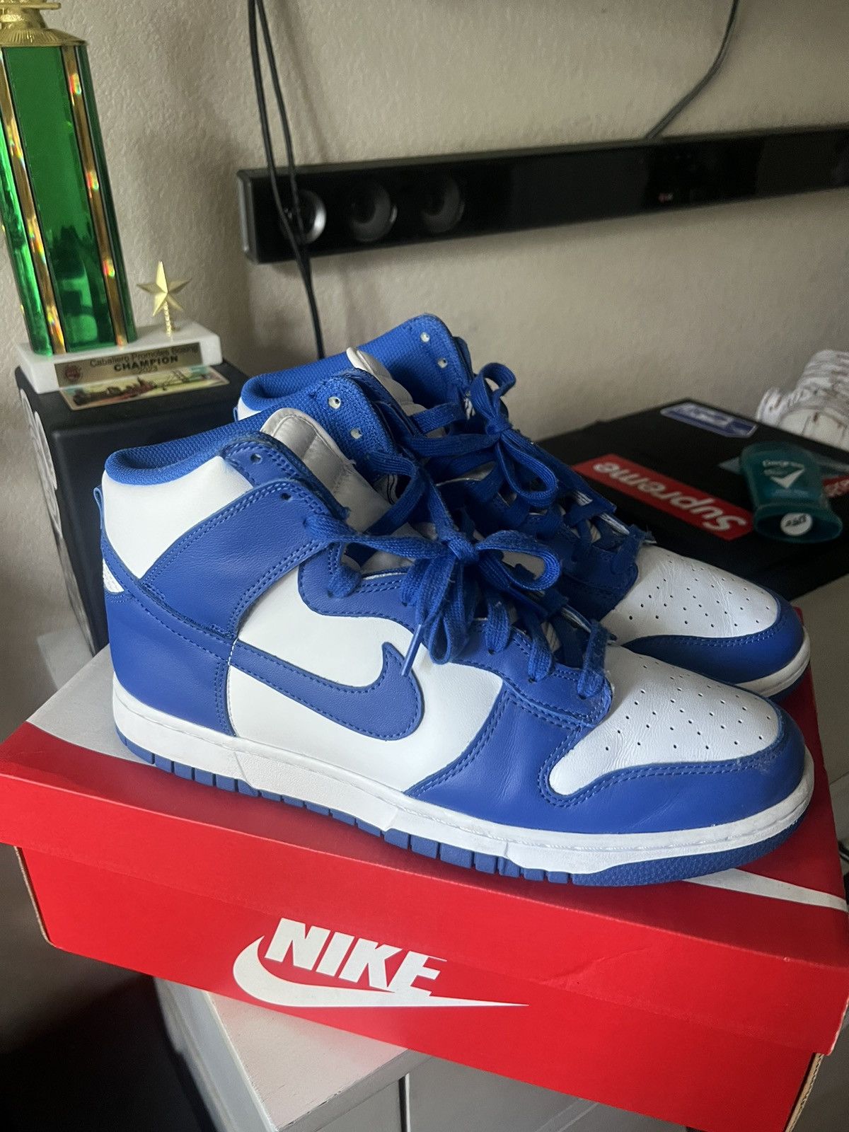 dunk high deep royal blue