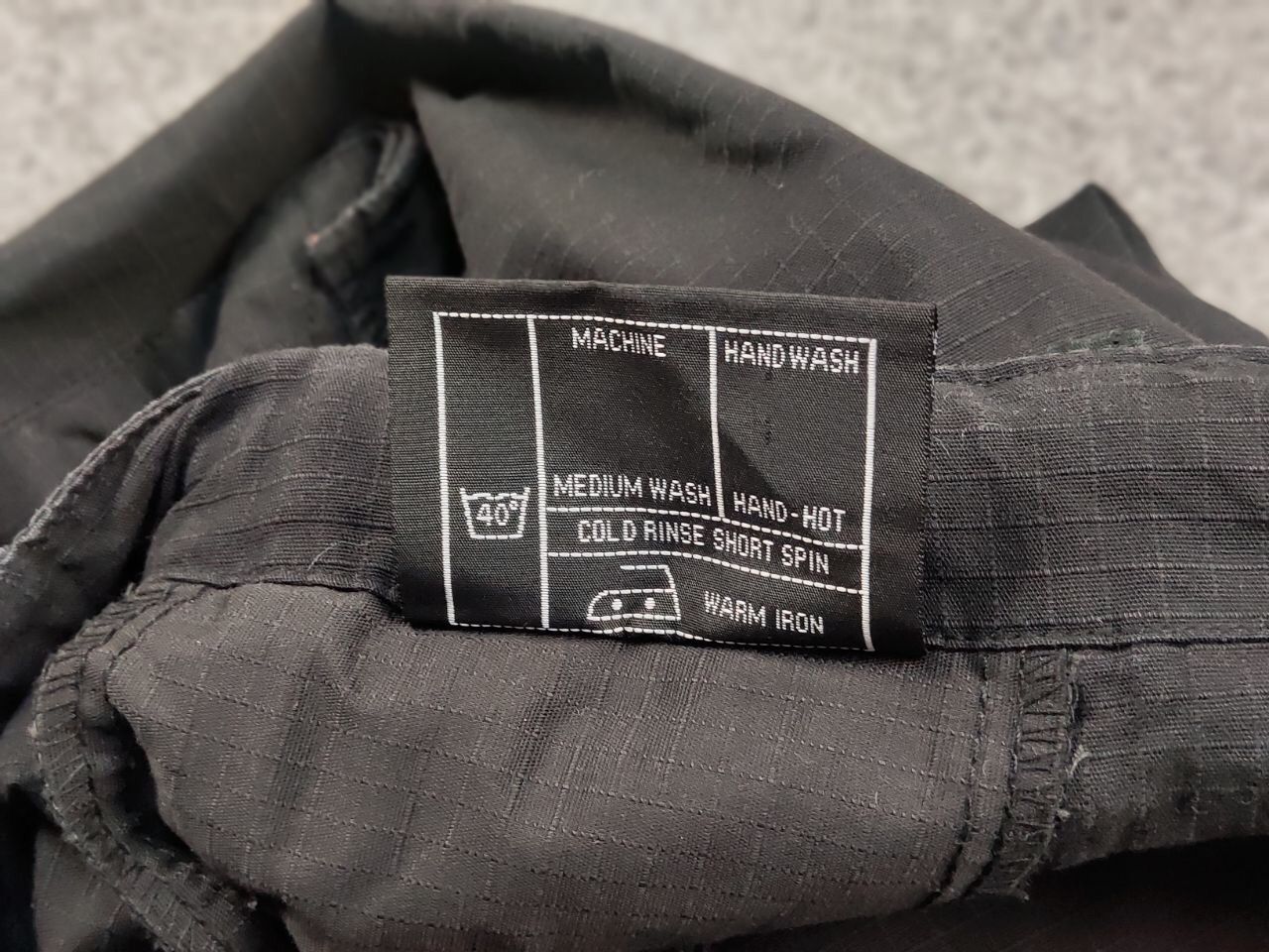 Japanese Brand Vintage Combat Clothing Black Ripstop Military Cargo Pants Size US 30 / EU 46 - 19 Thumbnail