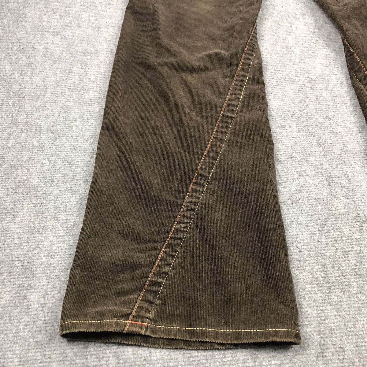 Japanese Brand FLARED CORDUROY🔥JUN MEN BROWN BOOTCUT PANTS Size US 30 / EU 46 - 14 Thumbnail