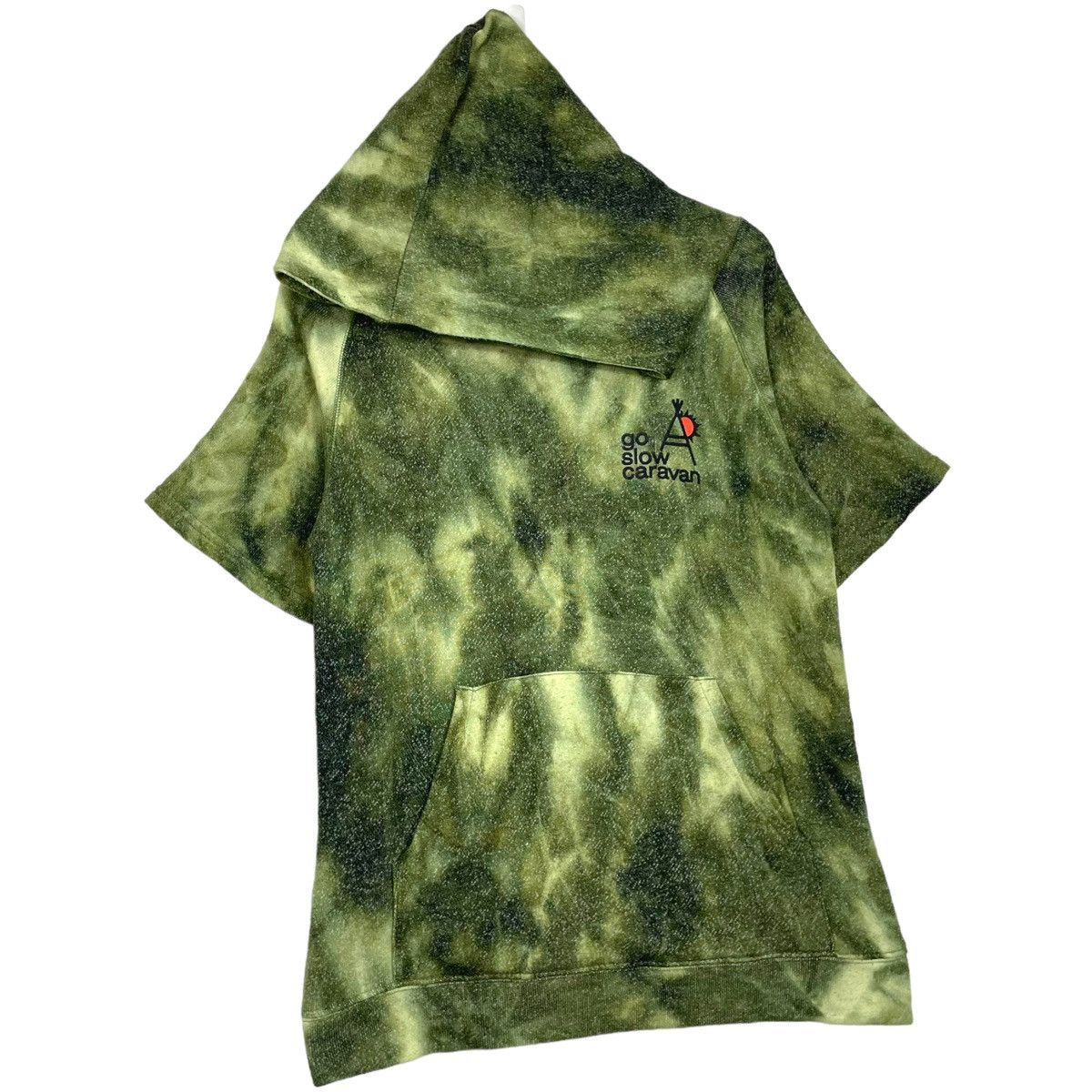 Japanese Brand × go slow caravan 💥GO SLOW CARAVAN TYE DYED HOODIE SHORTSLEEVE PULLOVER Size US M / EU 48-50 / 2 - 2 Thumbnail