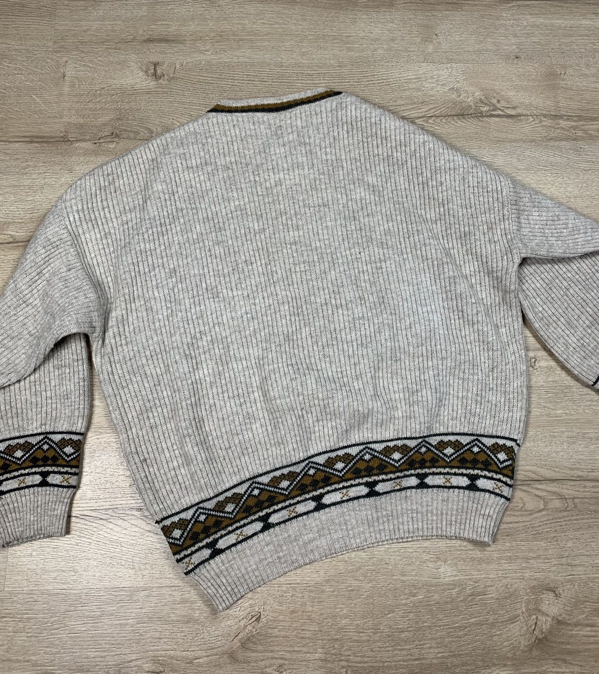 Vintage Vintage 90s / 00s Funny Sweater Sweatshirt Knit Golf Trophy Size US XL / EU 56 / 4 - 6 Thumbnail