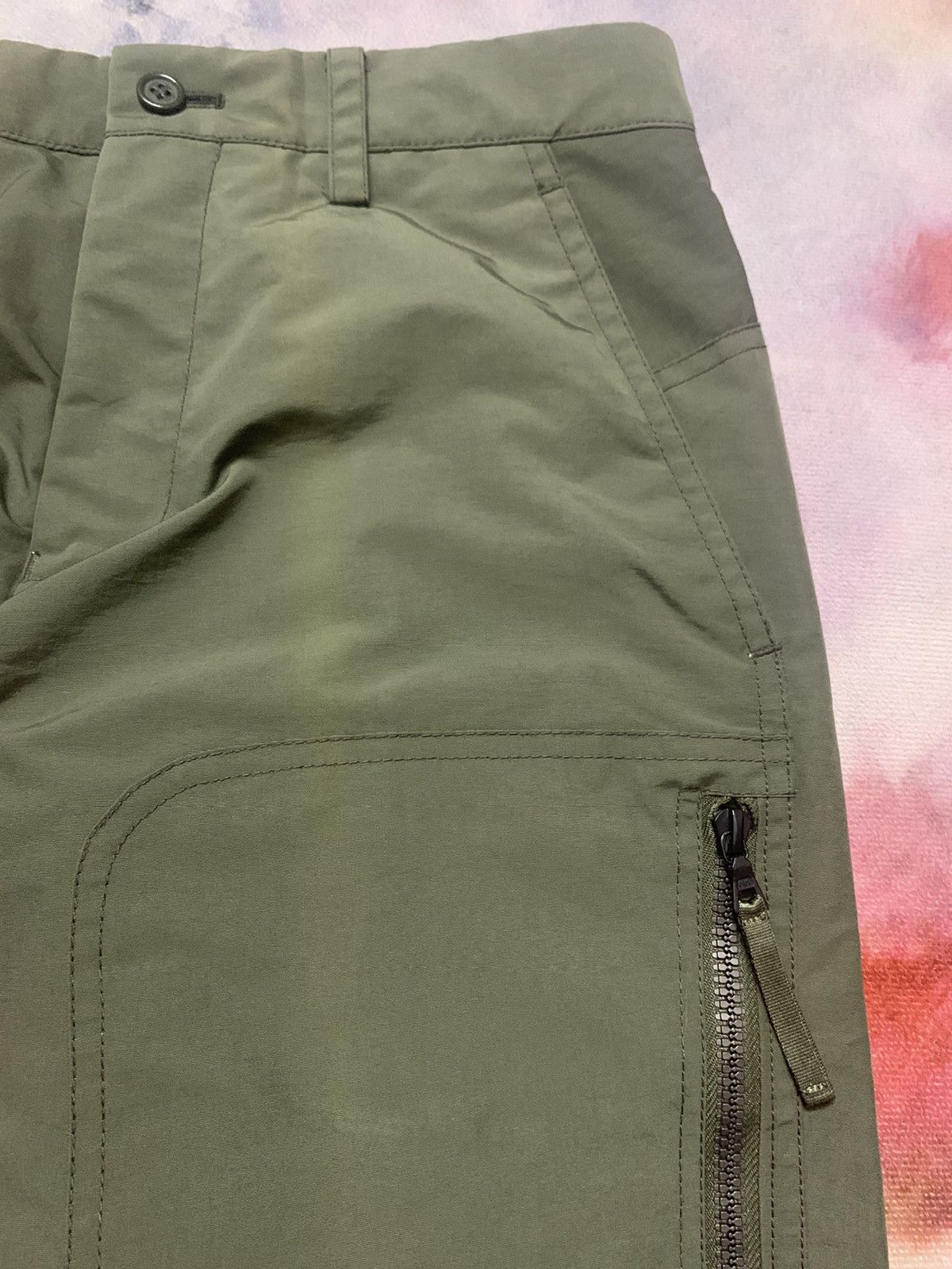 Homme Plisse Issey Miyake Issey Miyake Men Nylon Canvas Cargo Pocket Vintage Pants Size US 30 / EU 46 - 6 Thumbnail