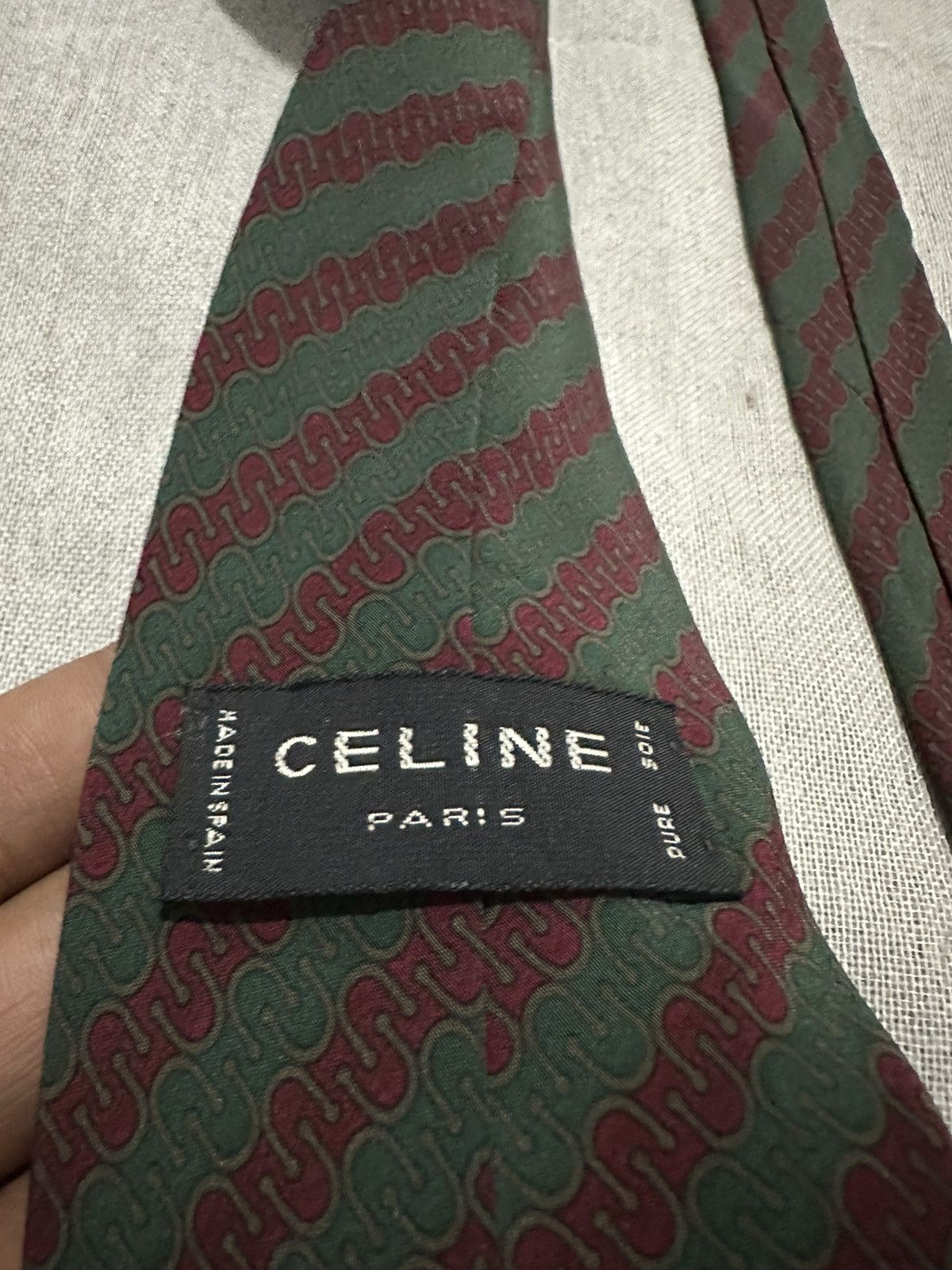 Celine Vintage Celine Paris Tie Size ONE SIZE - 5 Thumbnail