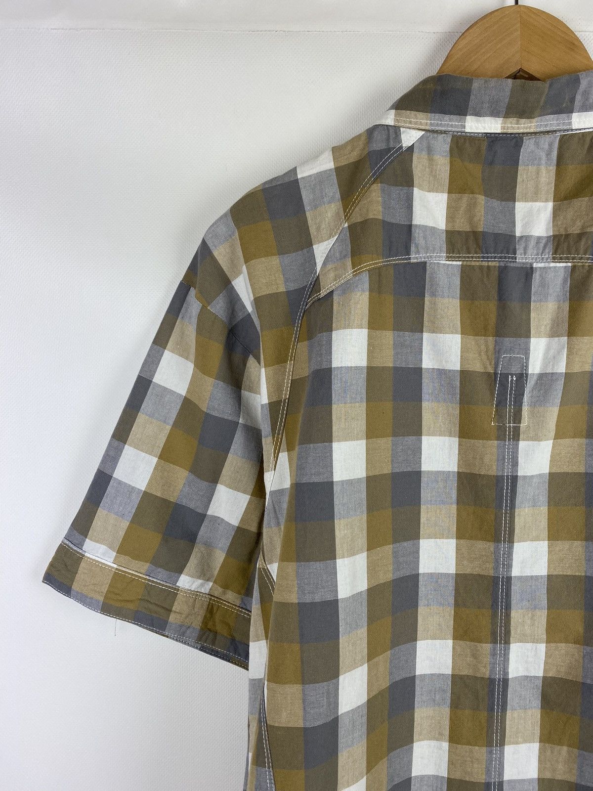 Dickies × Vintage Dickies Workwear men’s shirt sleeve checked shirt size 3XL Size US XXL / EU 58 / 5 - 15 Thumbnail