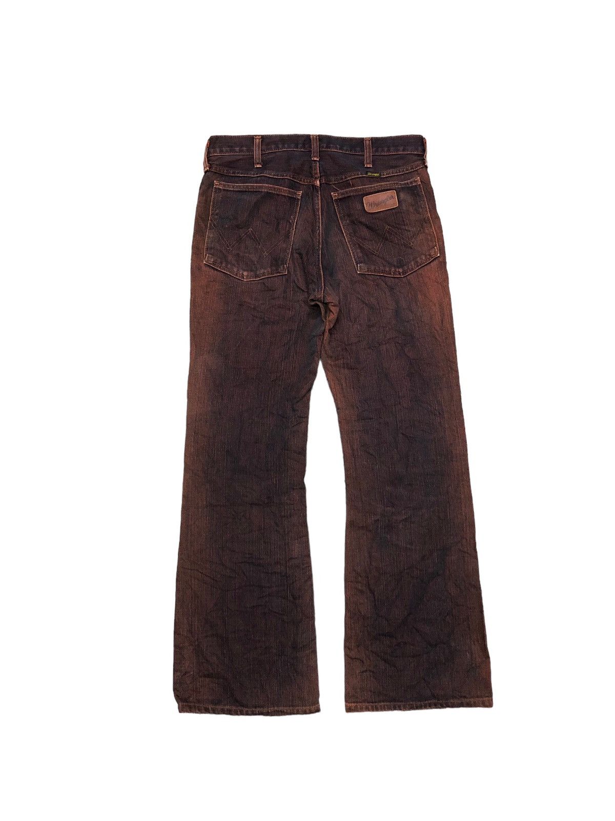 Wrangler FLARED⚡️⚡️RUSTY BLUE VINTAGE WRANGLER DENIM Size US 31 - 2 Thumbnail