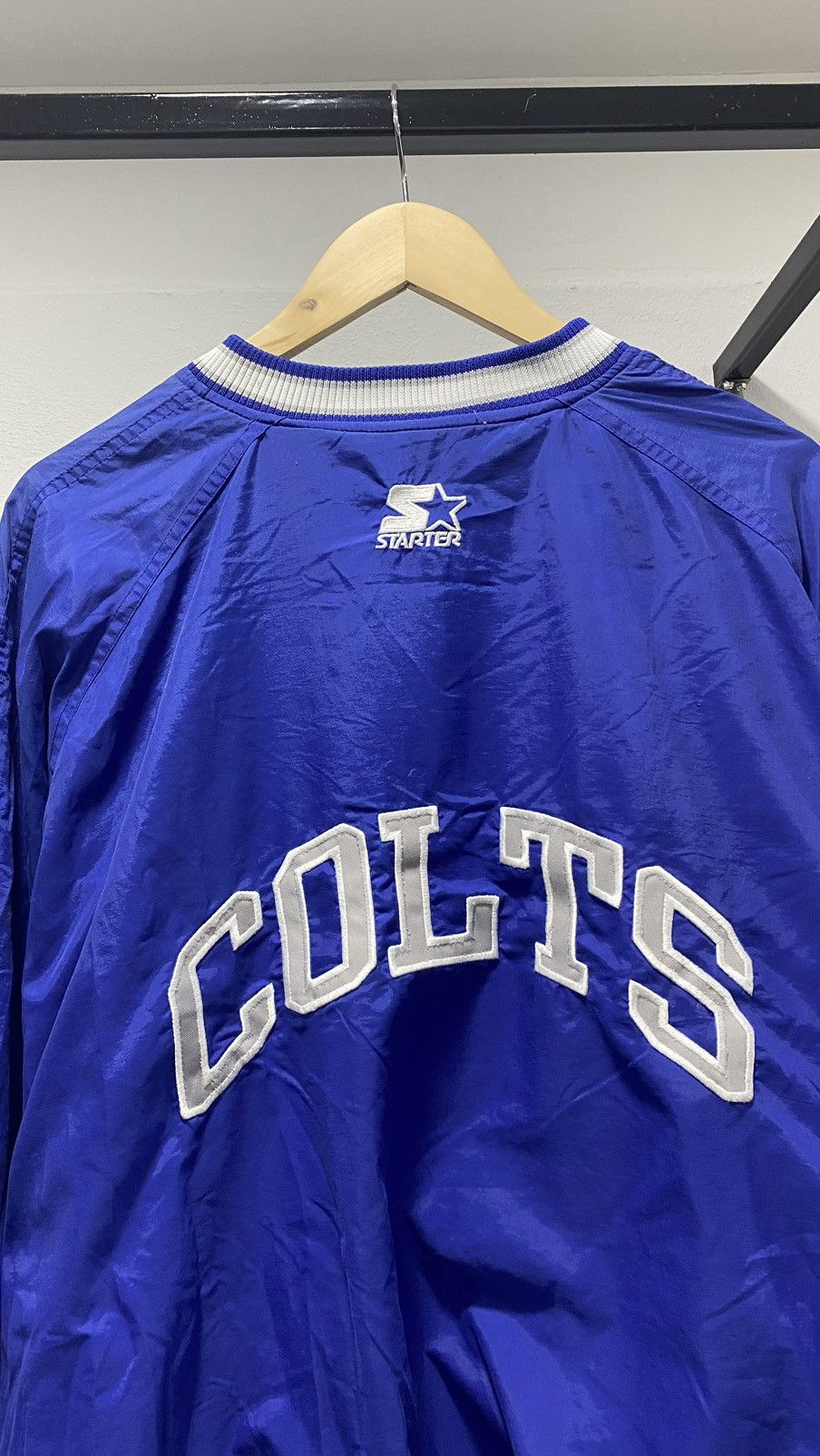 NFL 🚨FINAL DROP🚨 Vintage Starter x Colts Nfl Wondbreaker Size US XL / EU 56 / 4 - 2 Thumbnail