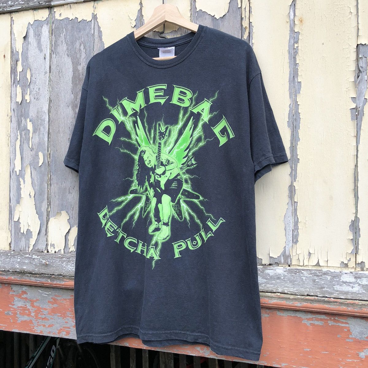 Band Tees Vintage y2k Sunfaded Pantera DIMEBAG GETCHA PULL Size US L / EU 52-54 / 3 - 3 Thumbnail