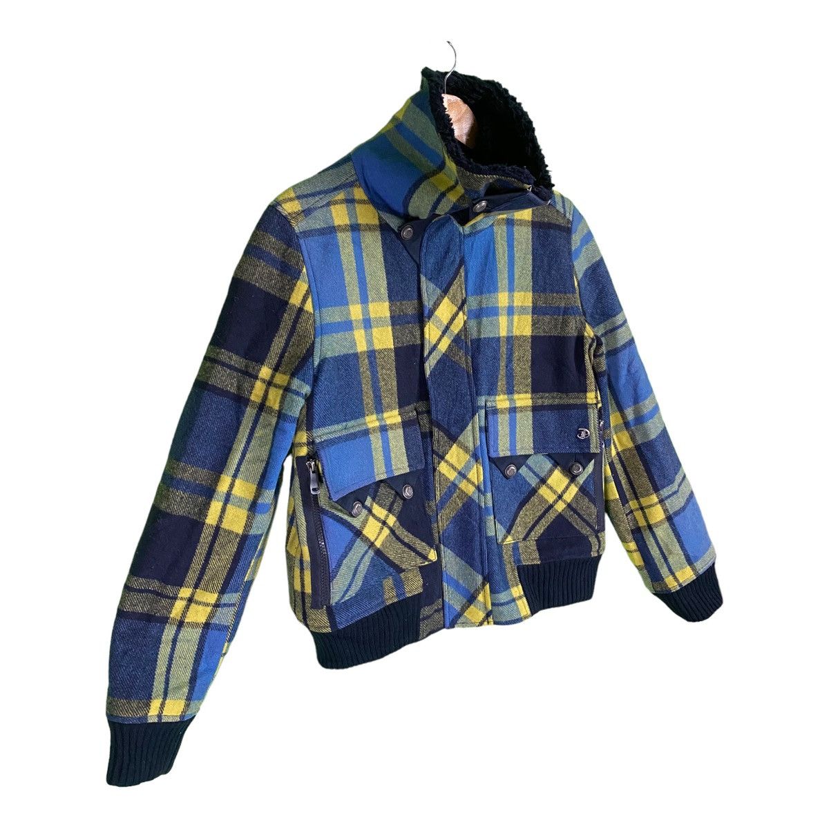 Diesel Diesel Vintage Jackets Multicolour Plaid Pockets Size US M / EU 48-50 / 2 - 3 Thumbnail