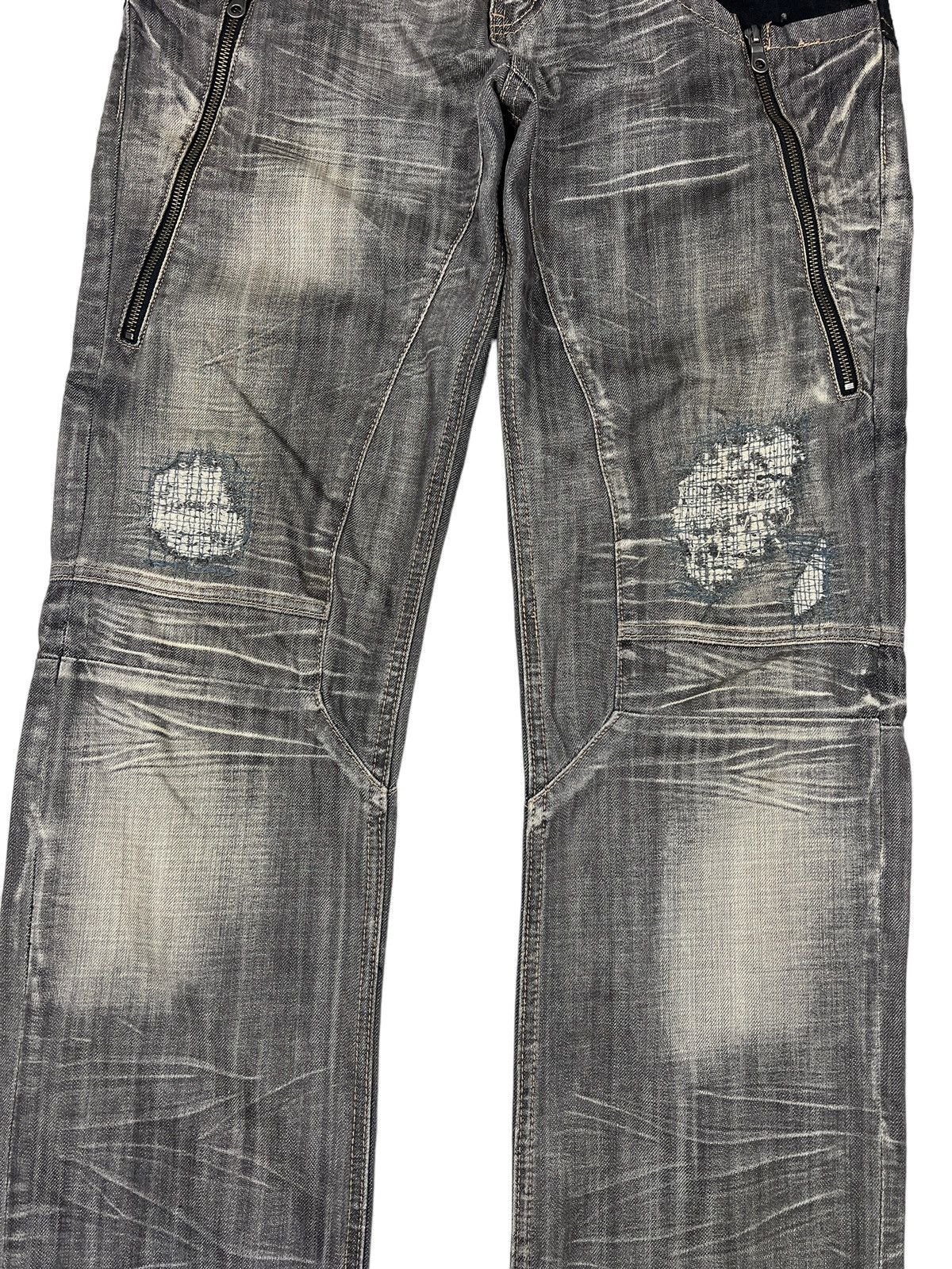 PPFM PPFM Side Zipper Distressed Denim Size US 34 / EU 50 - 5 Thumbnail
