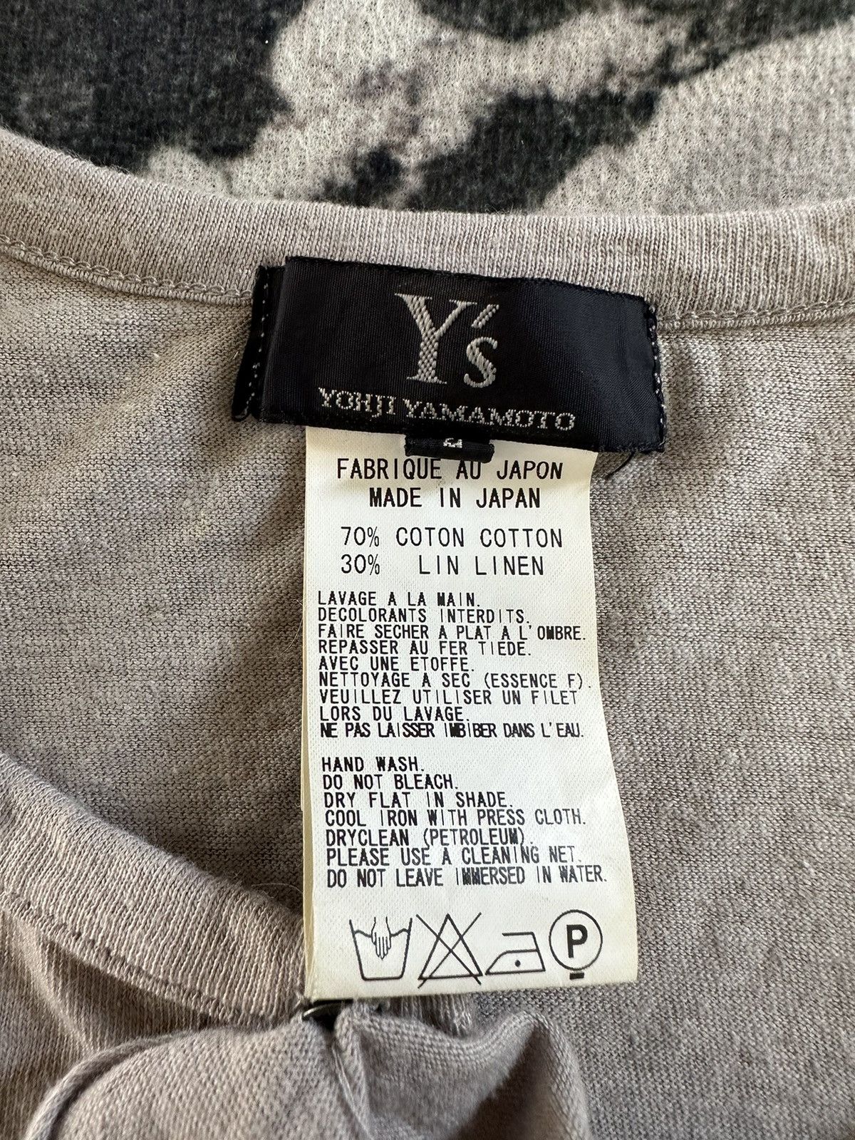 Y's × Yohji Yamamoto AW11- Y’s by Yohji Yamamoto tailored tee Size US S / EU 44-46 / 1 - 11 Thumbnail