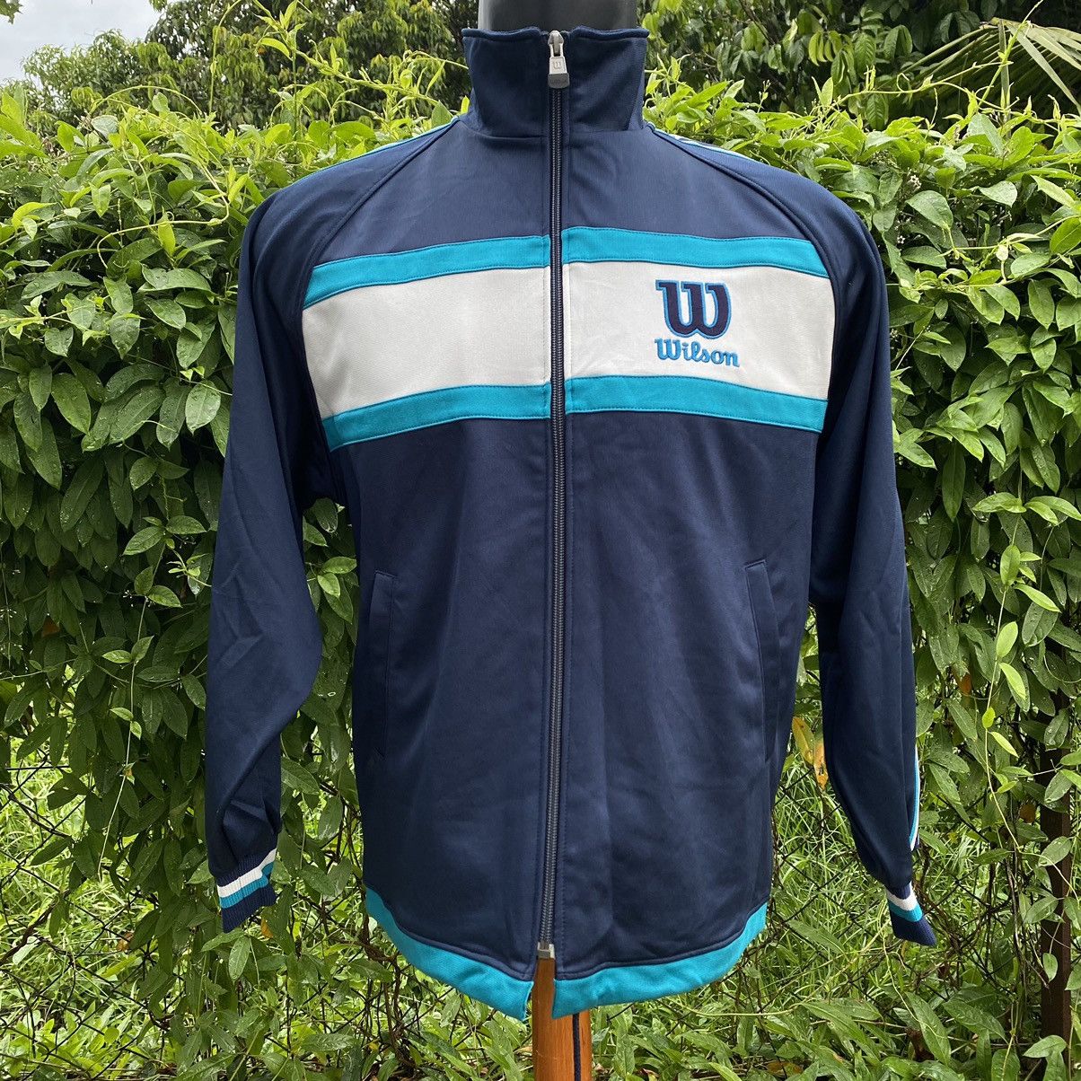 Sports Specialties Vintage Y2K Wilson Side Tap Logo Zip Up Training Jacket Size US M / EU 48-50 / 2 - 1 Thumbnail