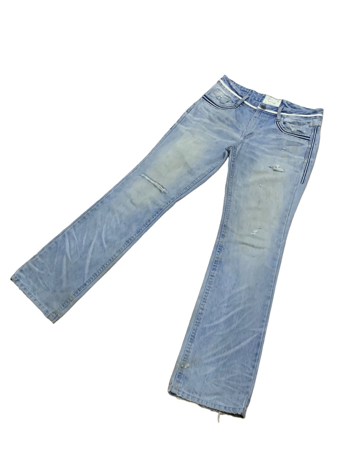 If Six Was Nine × Japanese Brand Vintage Yoshitomo Nara Lolita Japan Distressed Jean Size US 32 / EU 48 - 6 Thumbnail