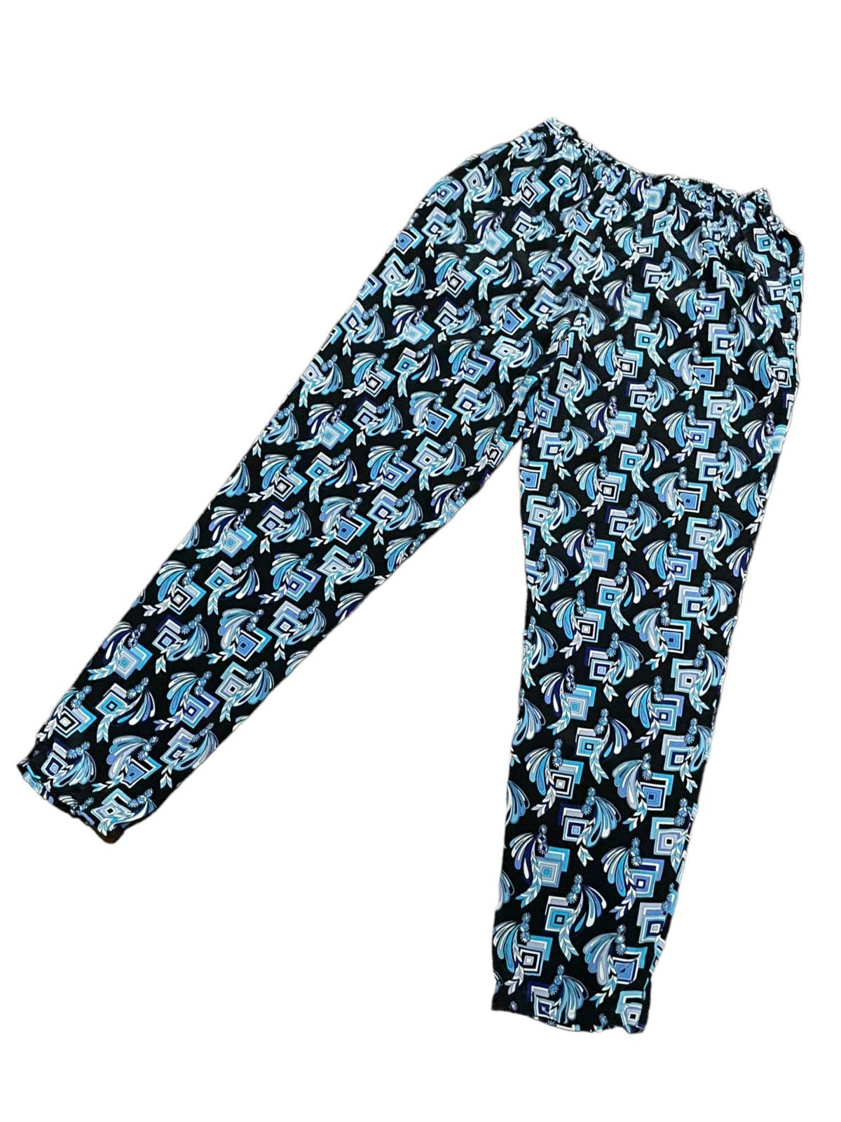 Emilio Pucci Emilio Pucci 💯 Silk Full-print Distressed Drawstring Pants Size 27" / US 4 / IT 40 - 11 Thumbnail